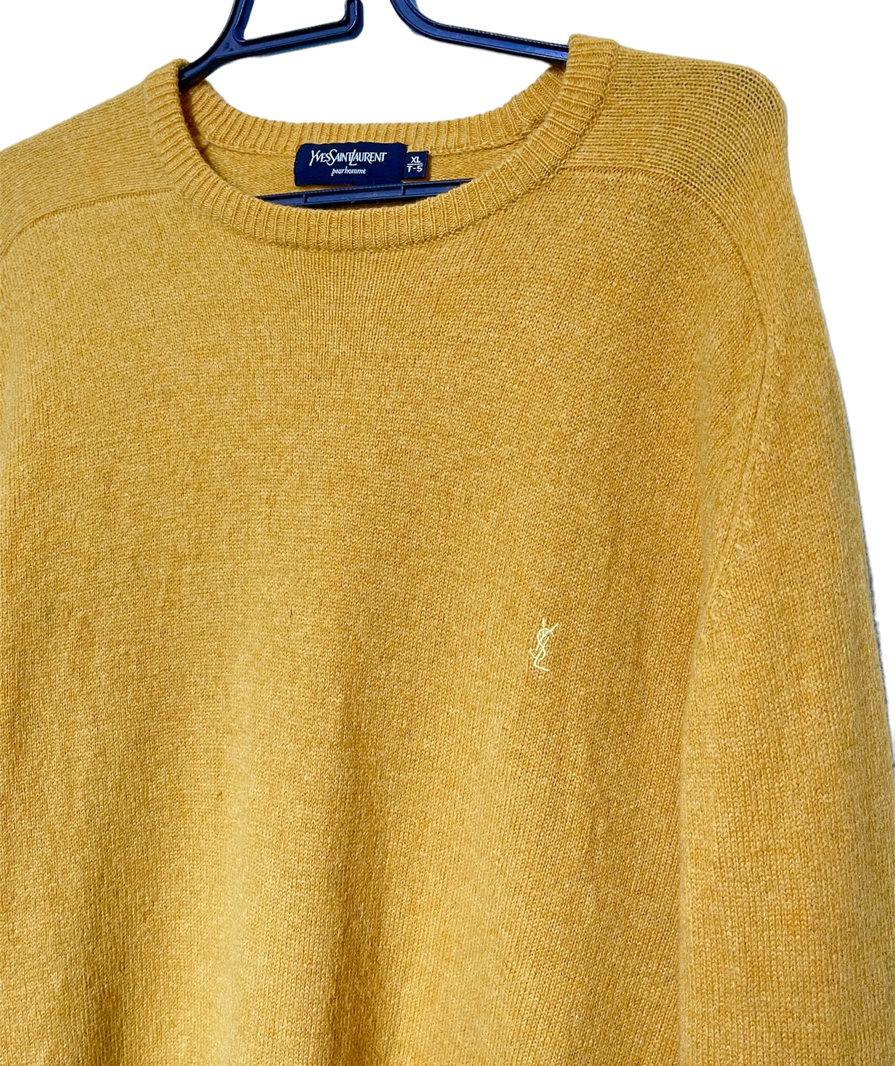 Yves Saint Laurent 🔥wool jumper sweater YSL vintage Saint Laurent size L wool Size US L / EU 52-54 / 3 - 1 Thumbnail
