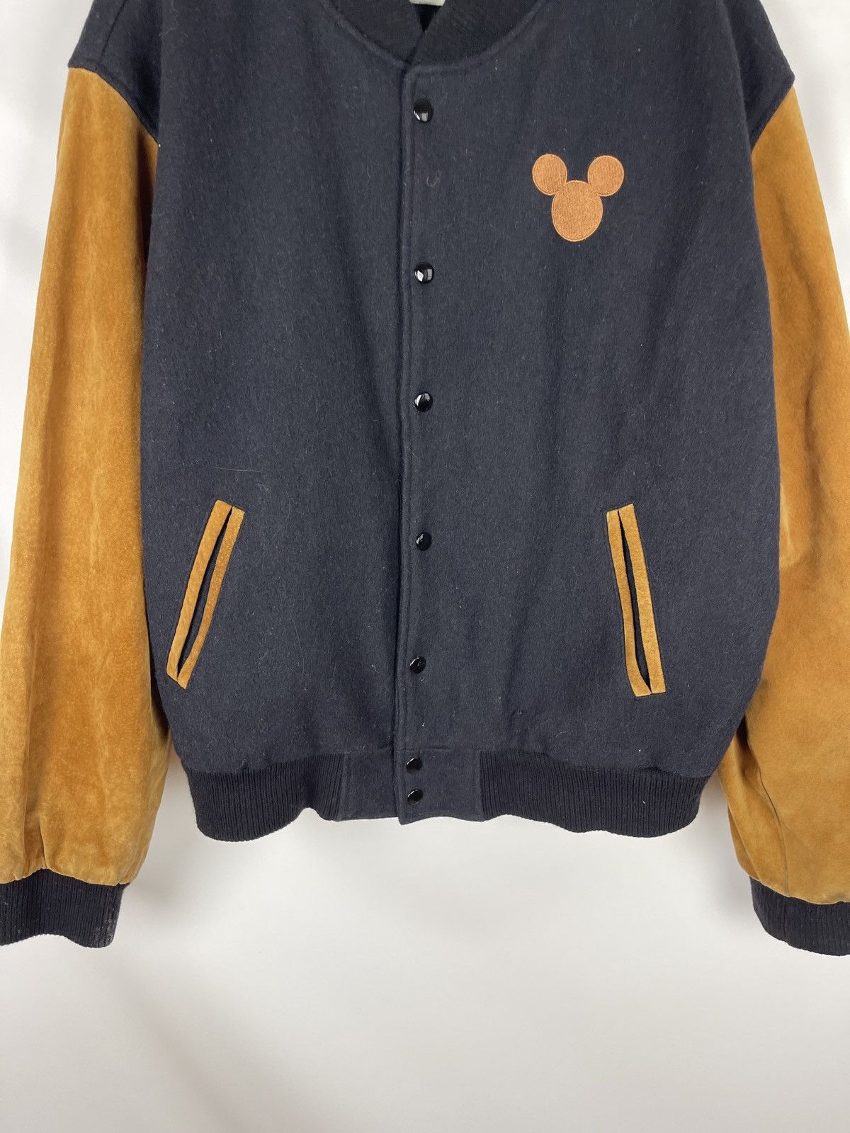 Mickey Inc Mickey inc Mouse vintage made in USA wool leather varsity Size US XL / EU 56 / 4 - 7 Thumbnail