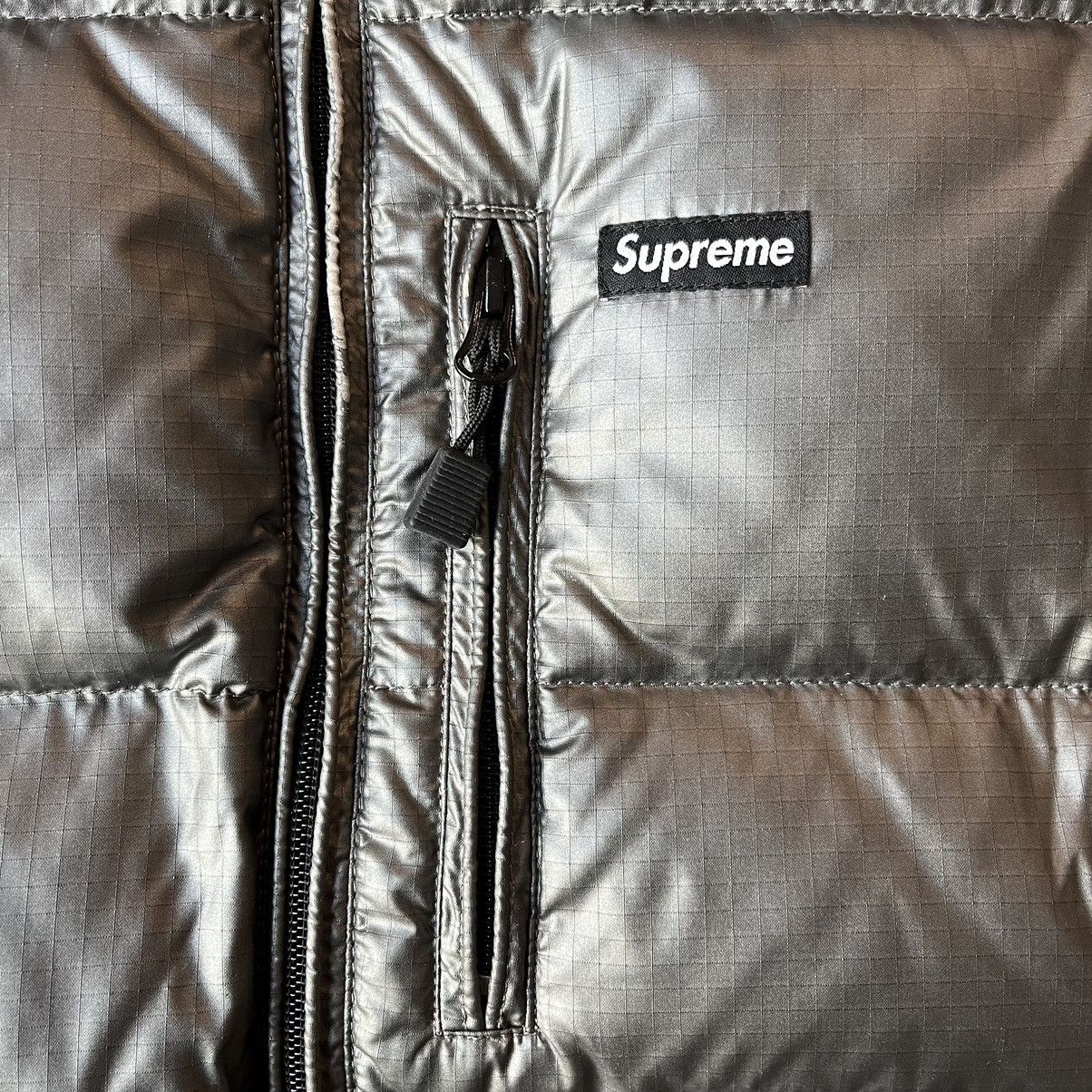 Supreme Used FW13 Supreme Silver Ski Vest Small Box Logo Size L Size US L / EU 52-54 / 3 - 3 Thumbnail