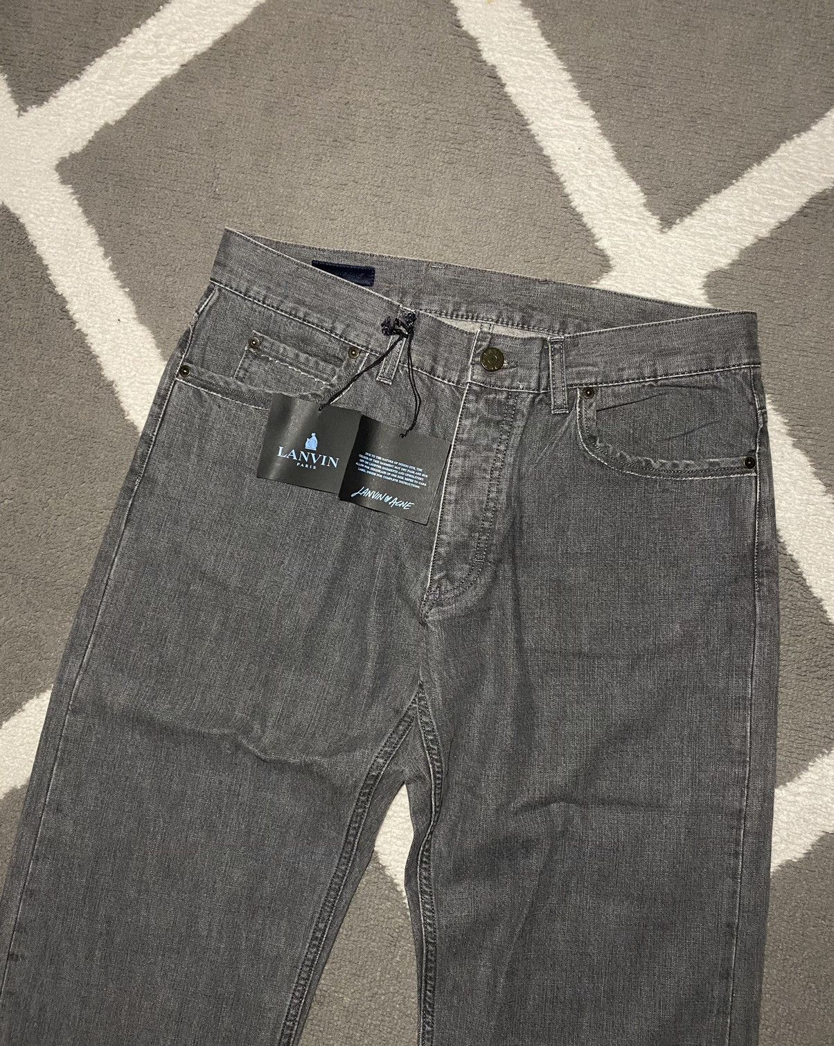 Acne Studios × Lanvin × Vintage Lanvin x Acne basic denim pants jeans 30x34 straight Size US 32 / EU 48 - 4 Thumbnail