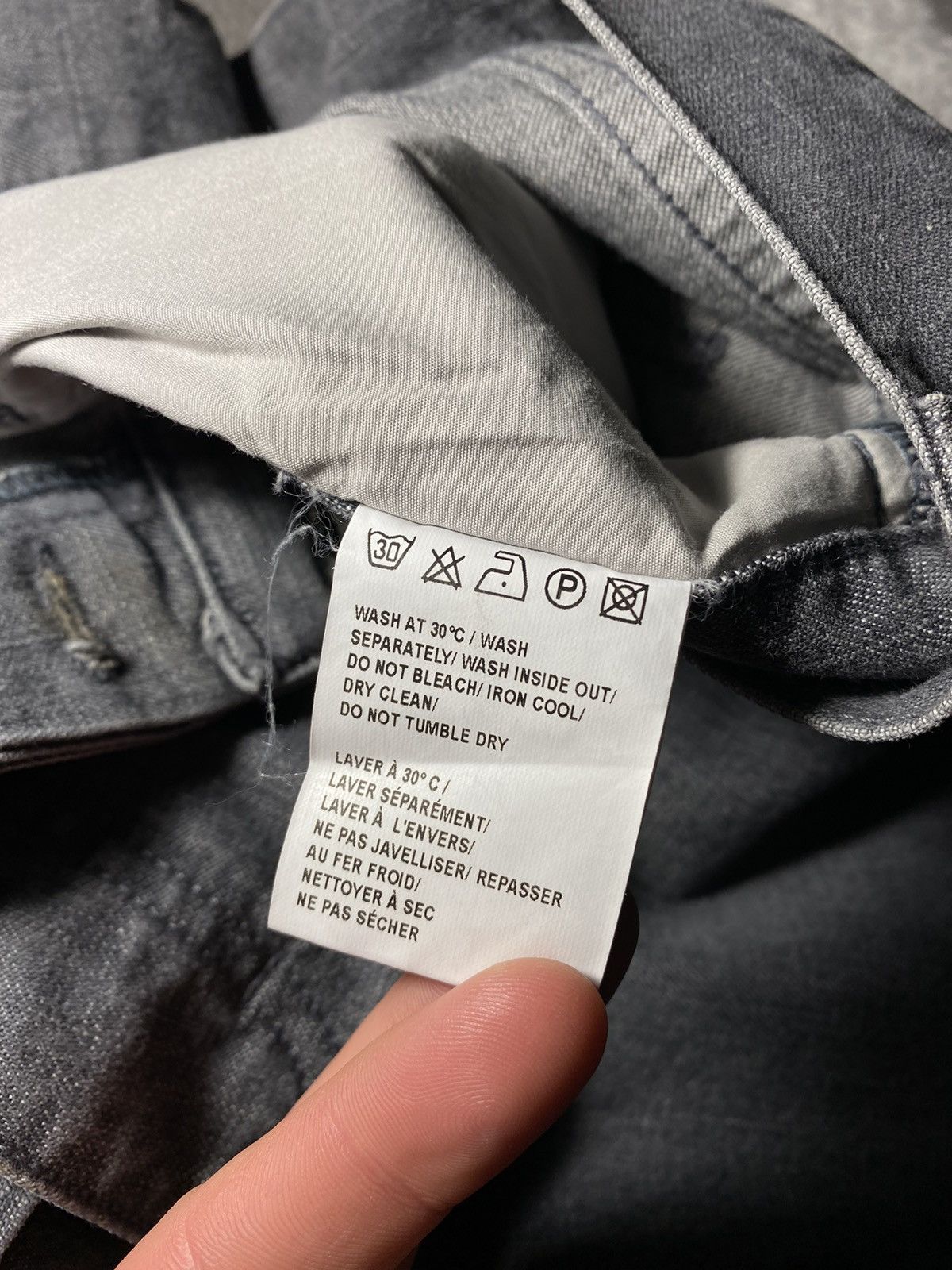 Acne Studios × Lanvin × Vintage Lanvin x Acne basic denim pants jeans 30x34 straight Size US 32 / EU 48 - 15 Thumbnail