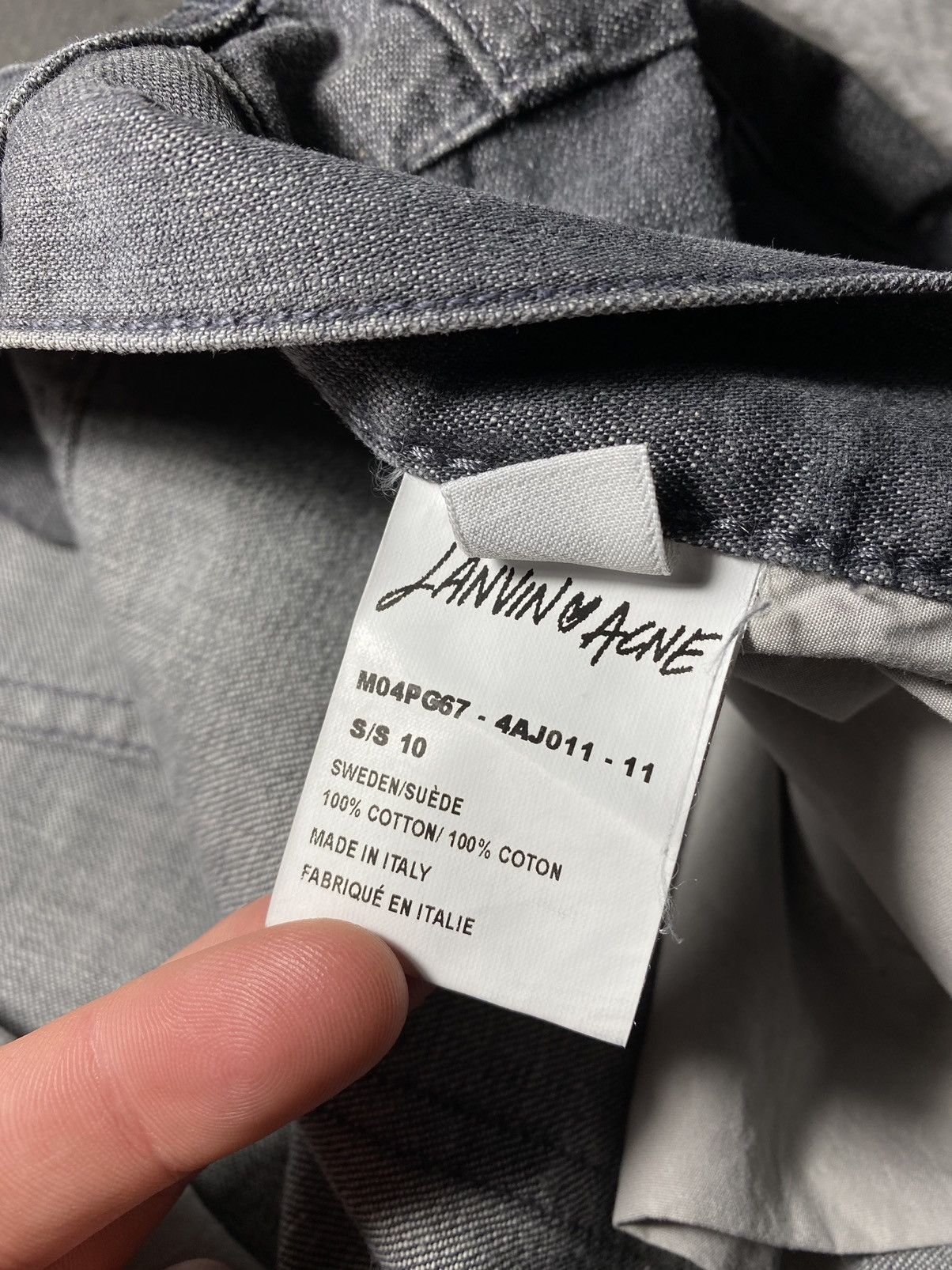 Acne Studios × Lanvin × Vintage Lanvin x Acne basic denim pants jeans 30x34 straight Size US 32 / EU 48 - 14 Thumbnail