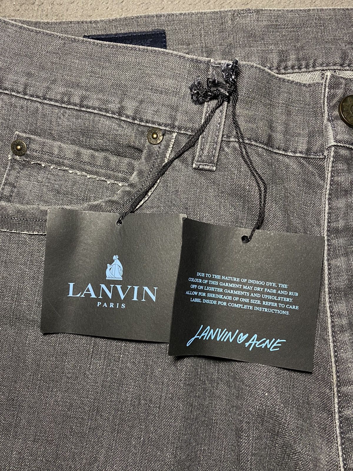 Acne Studios × Lanvin × Vintage Lanvin x Acne basic denim pants jeans 30x34 straight Size US 32 / EU 48 - 16 Thumbnail