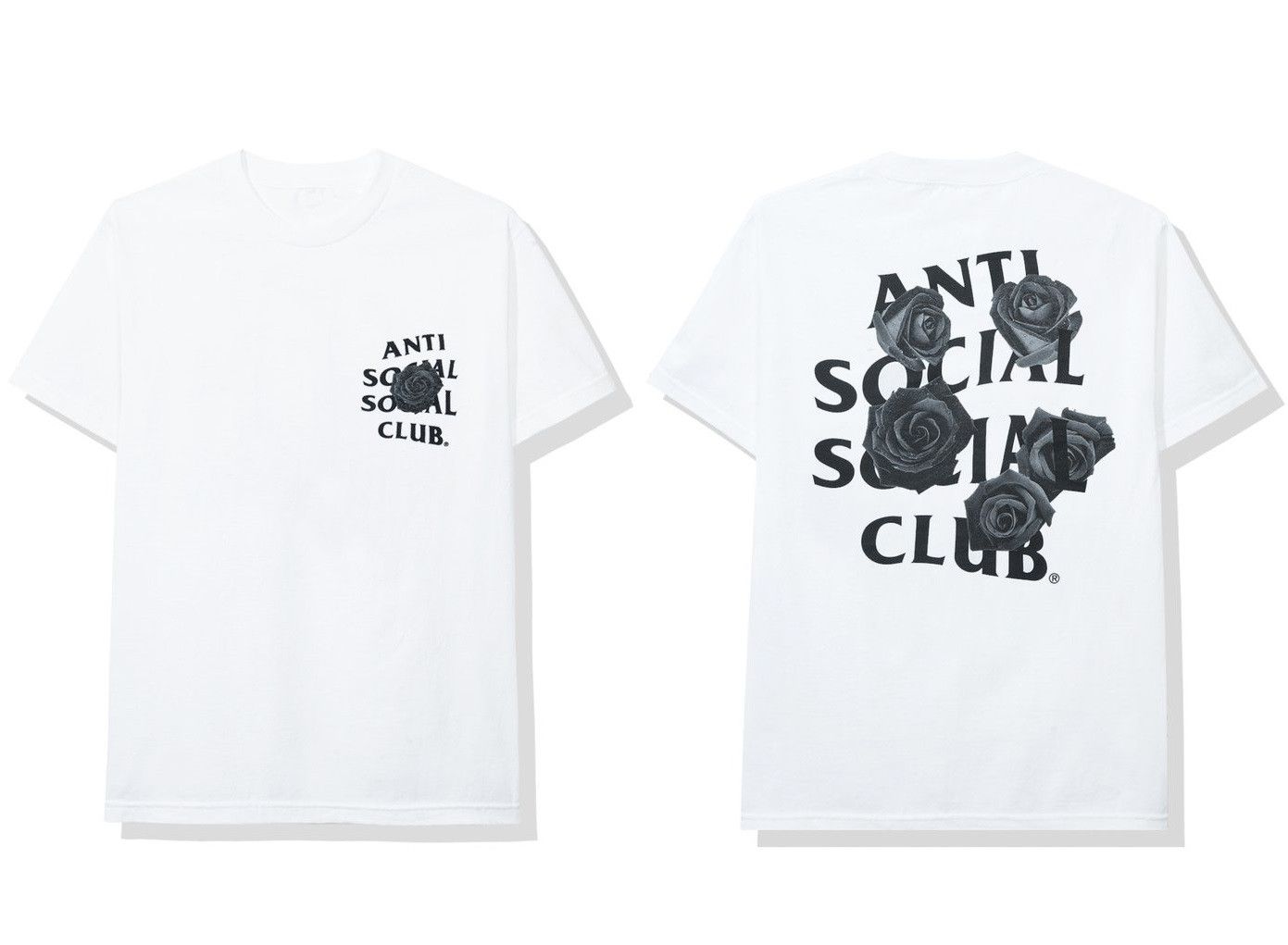 Anti Social Social Club DS ASSC Bat Emoji White Tee FTP FOG