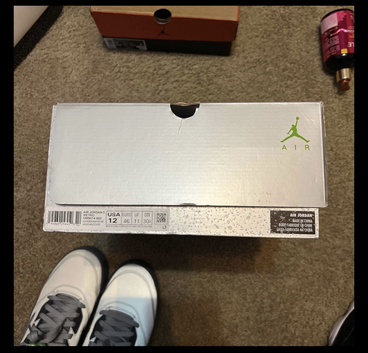 Nike Jordan 5 Green Bean Size US 12 / EU 45 - 8 Preview