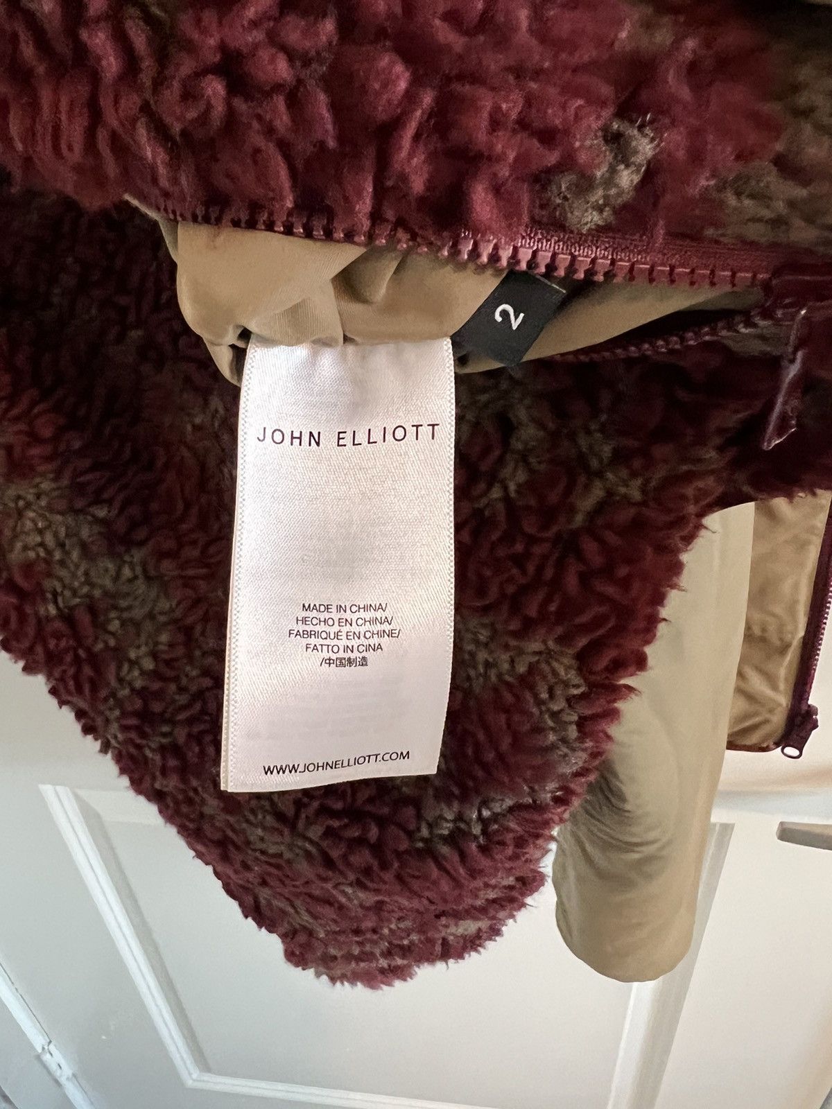 John Elliott John Elliot Full Zip Reversible Polar Fleece Size US M / EU 48-50 / 2 - 5 Thumbnail