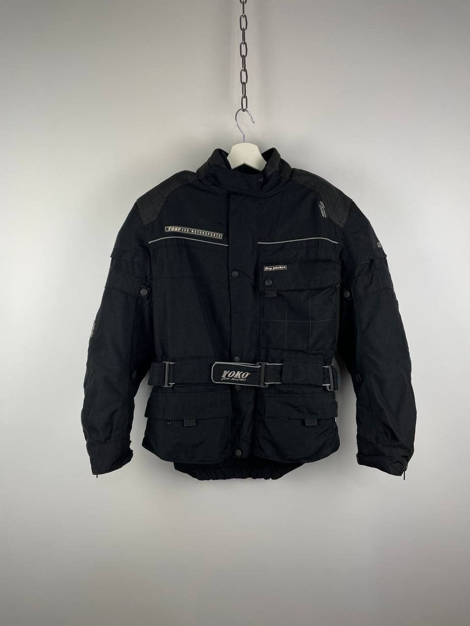 Racing Vintage YOKO Racing Motorcycle Jacket Gore-Tex Black Armour ...
