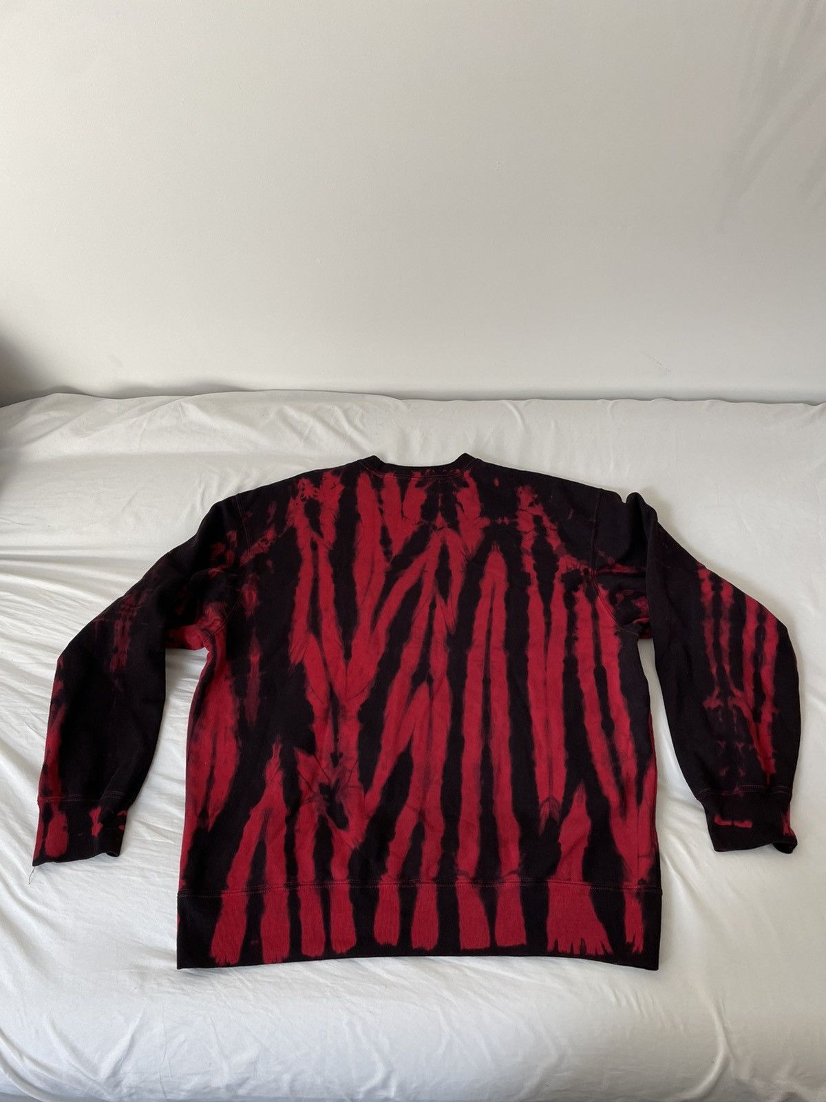 Supreme Supreme Small Box Crewneck Red Tie Dye | Grailed