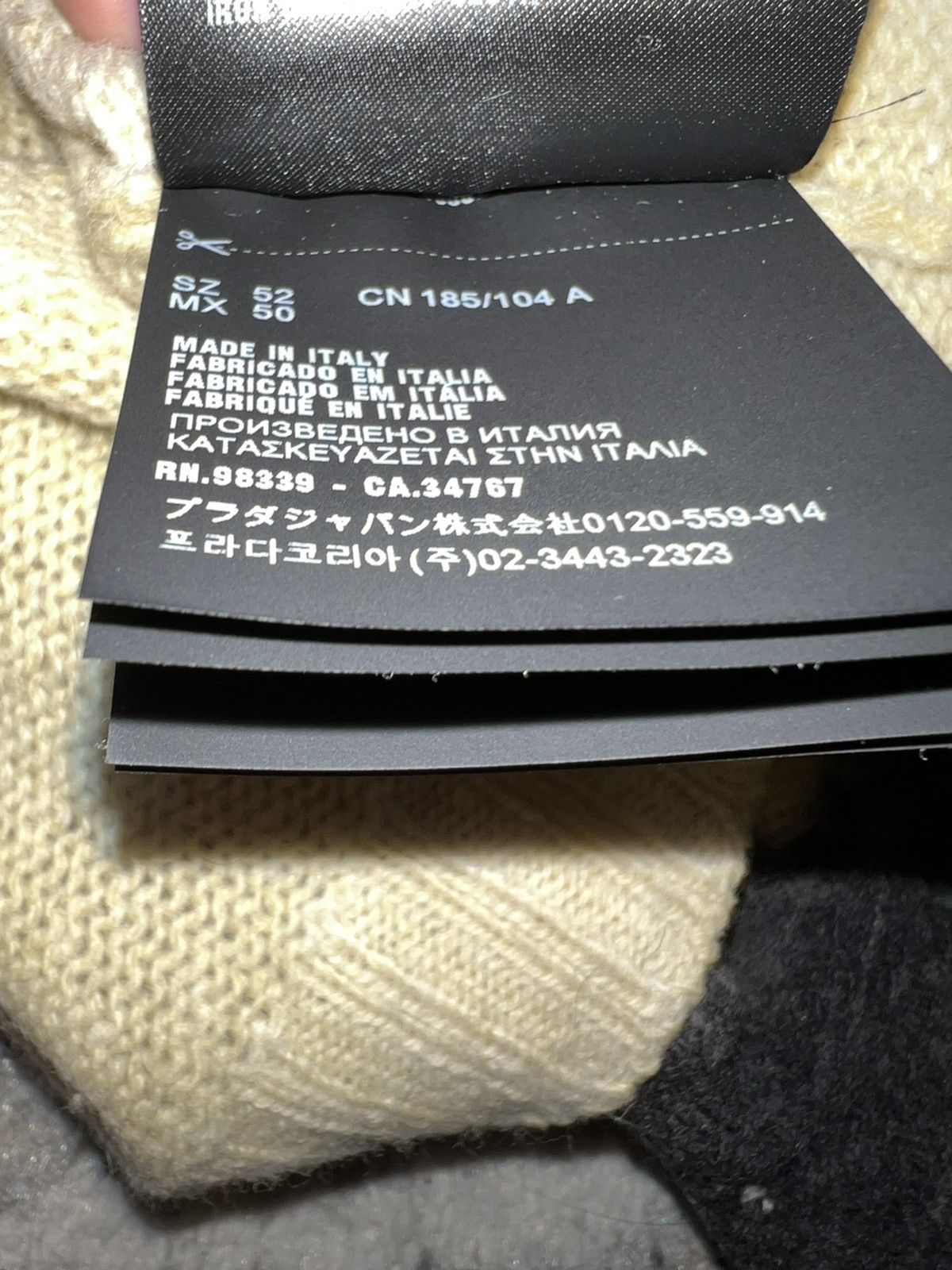 Prada Prada AW17 Shetland Village wool sweater Size US L / EU 52-54 / 3 - 6 Thumbnail