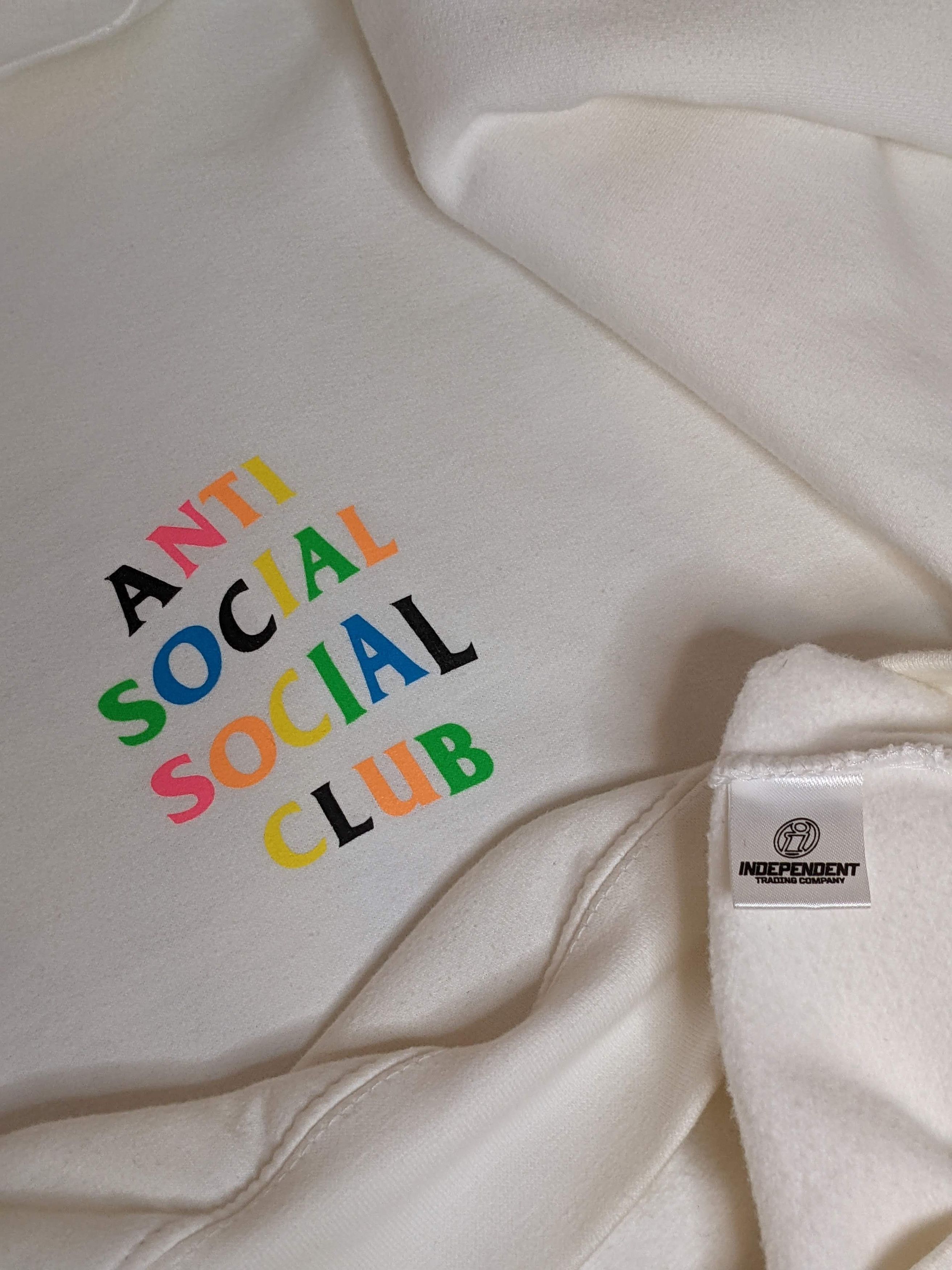 Anti Social Social Club Anti Social Social Club Rainbow Logo Hoodie Size US M / EU 48-50 / 2 - 13 Thumbnail