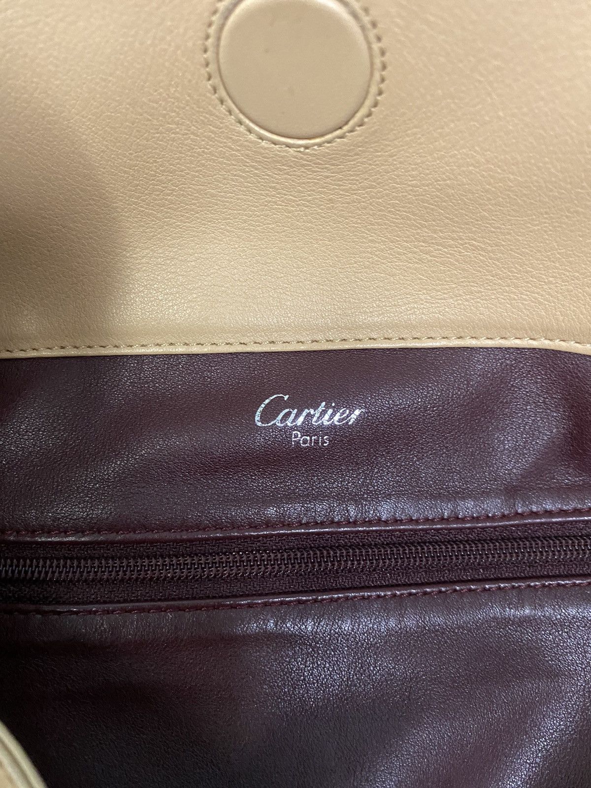 Cartier AUTHENTIC CARTIER LEATHER SHOULDER BAG Size ONE SIZE - 15 Thumbnail
