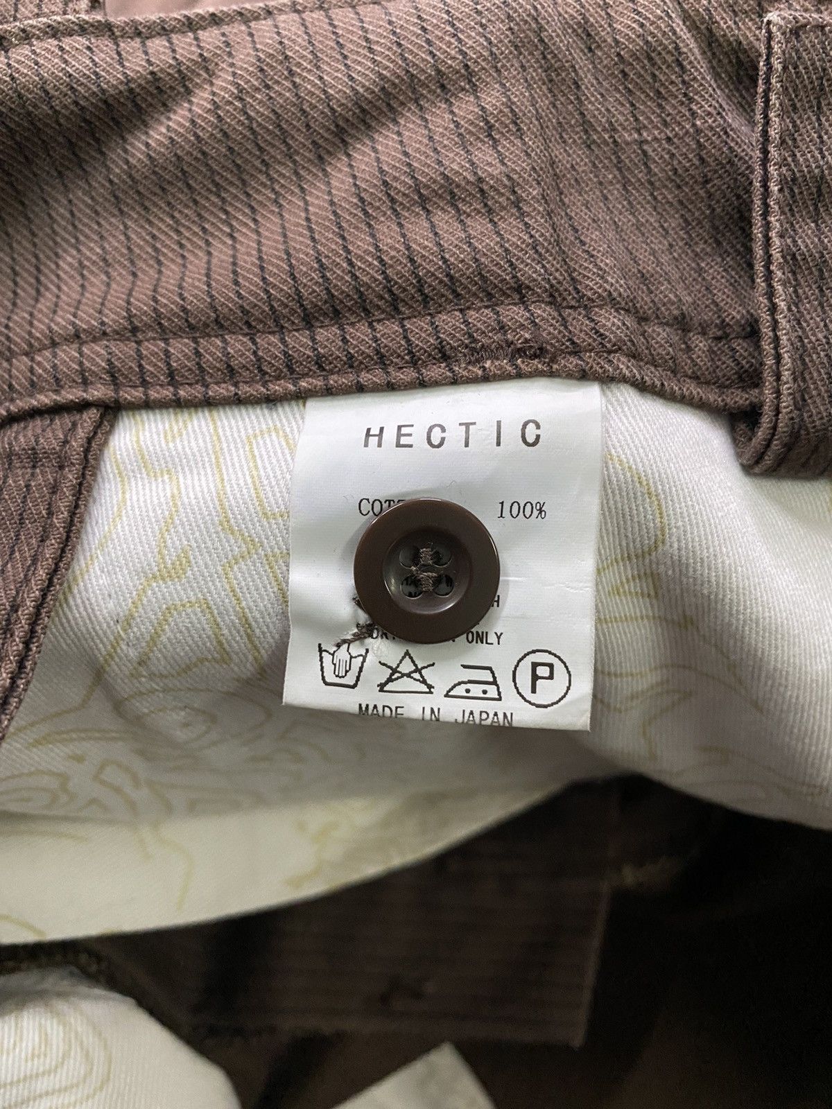 Japanese Brand MAD HECTIC JAPANESE STREETWEAR DOUBLE FRONT KNEE PANT Size US 35 - 6 Thumbnail
