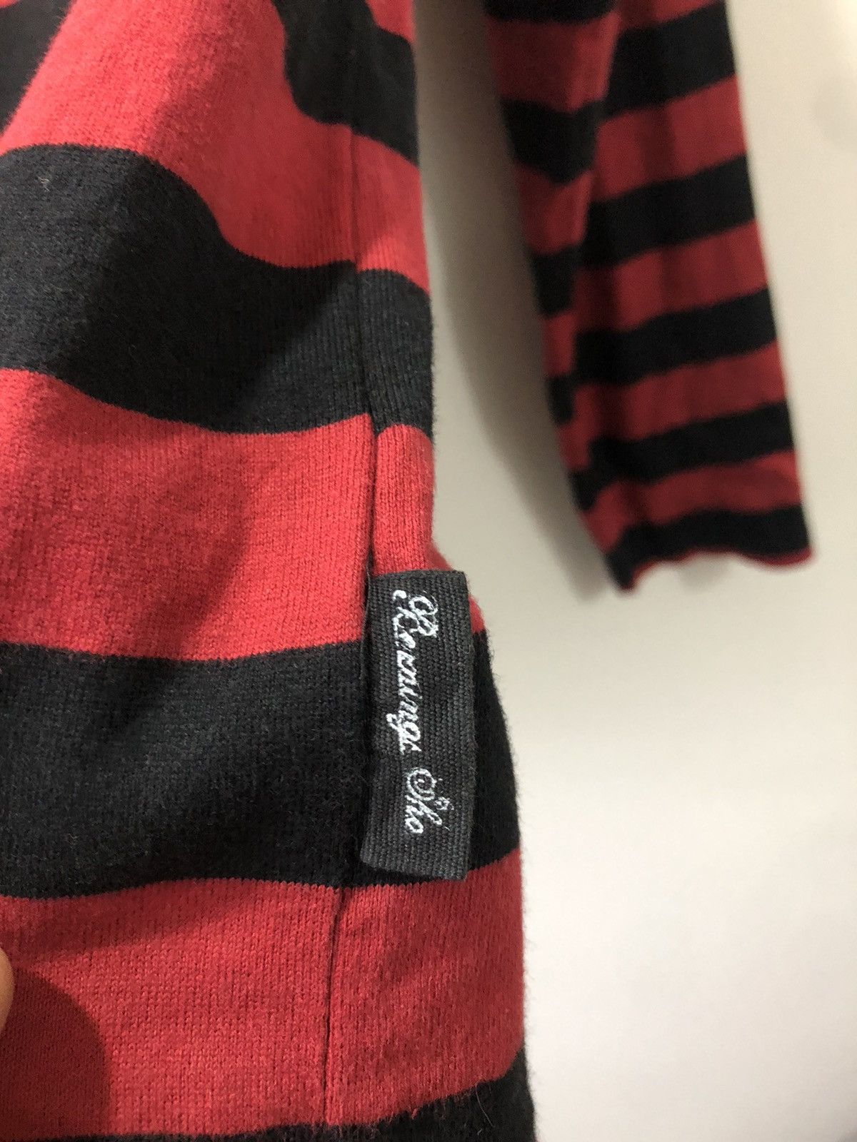 Japanese Brand Berning-Sho Studded Cross Patch Style Poem Printed Size US M / EU 48-50 / 2 - 6 Thumbnail