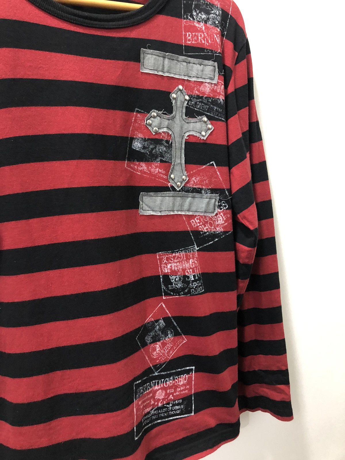 BERNINGS SHO skull cross check shirt
