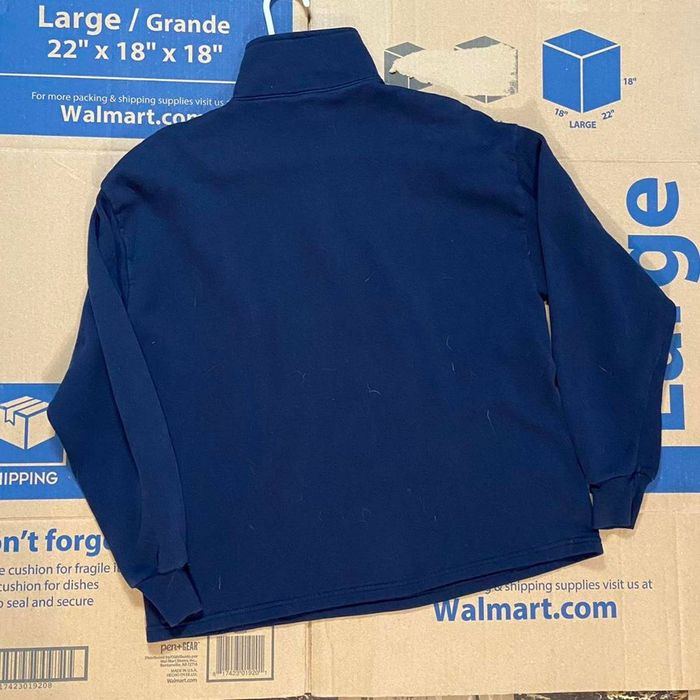 Hanes 2000s quarter zip sports illustrated sweater Grailed