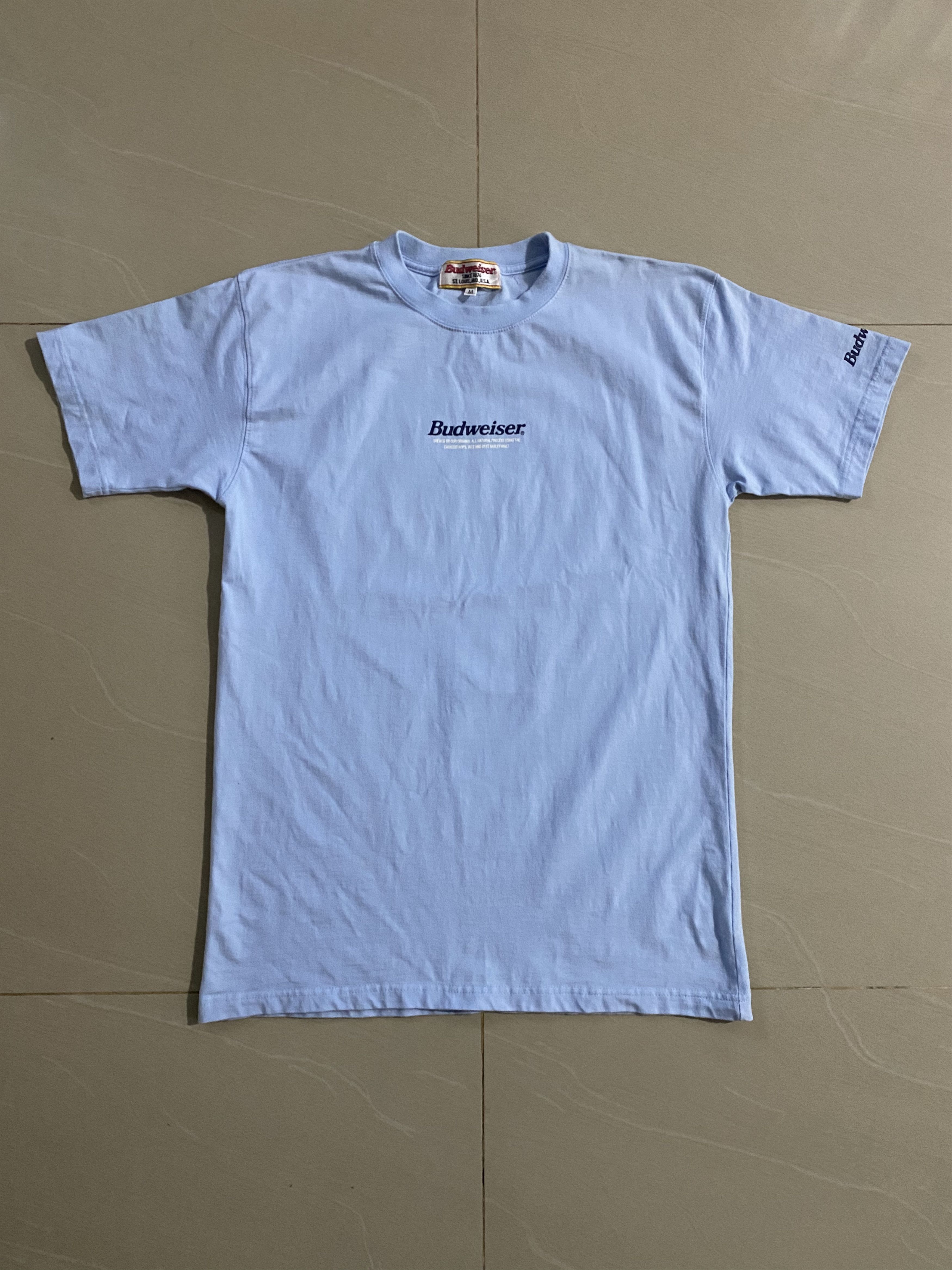 Budweiser Center Logo Tshirt M/S Size