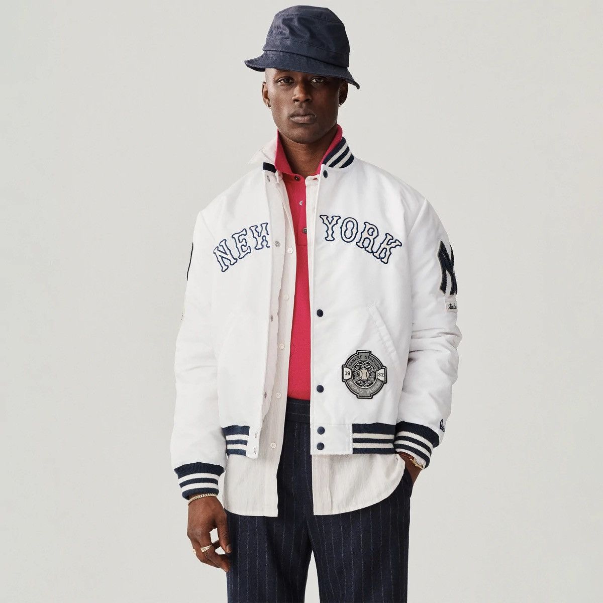 Aime Leon Dore Yankees Satin Stadium Jacket | Grailed