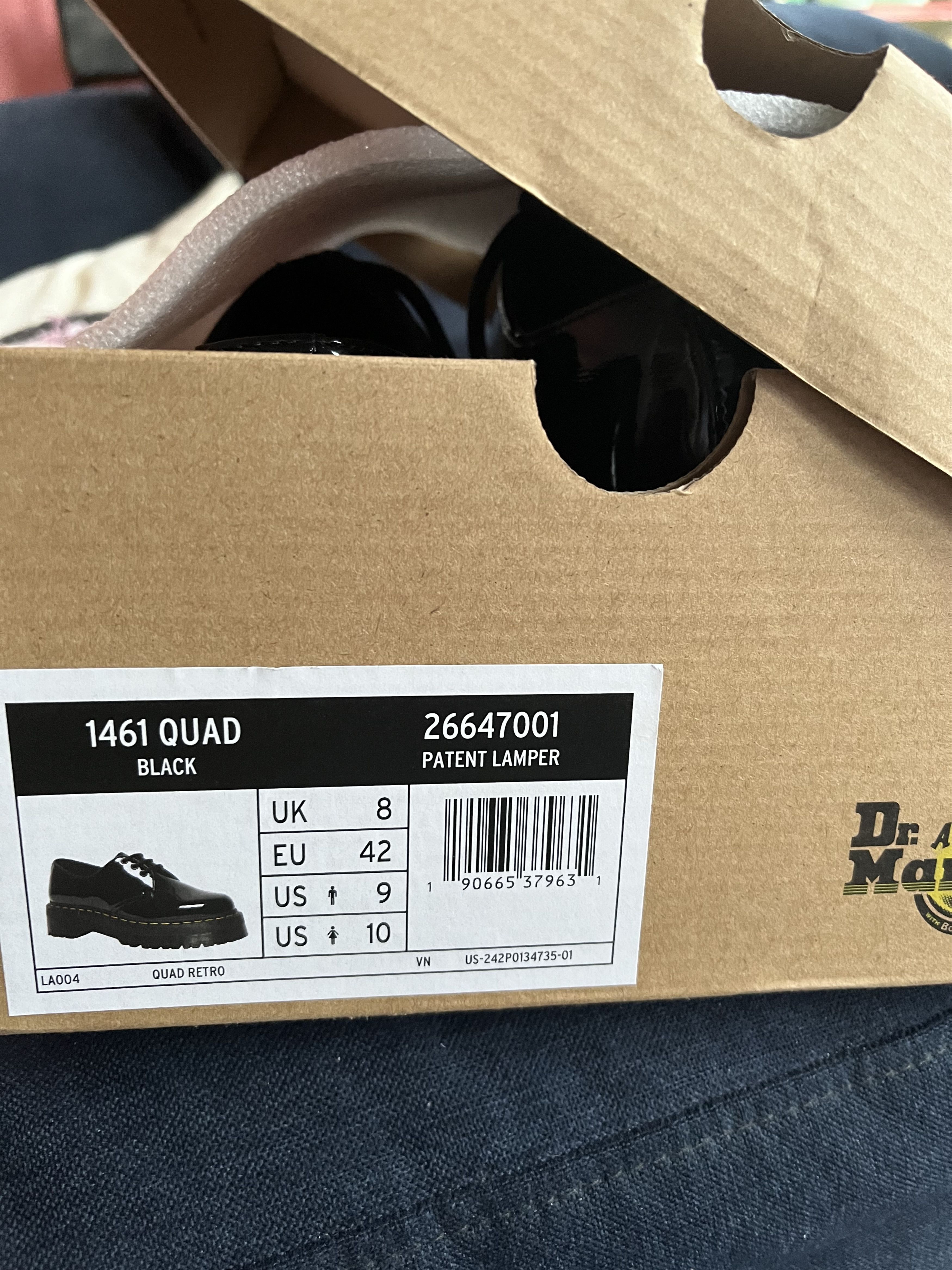Dr. Martens 1461 QUAD DOCS Size US 9 / EU 42 - 1 Thumbnail