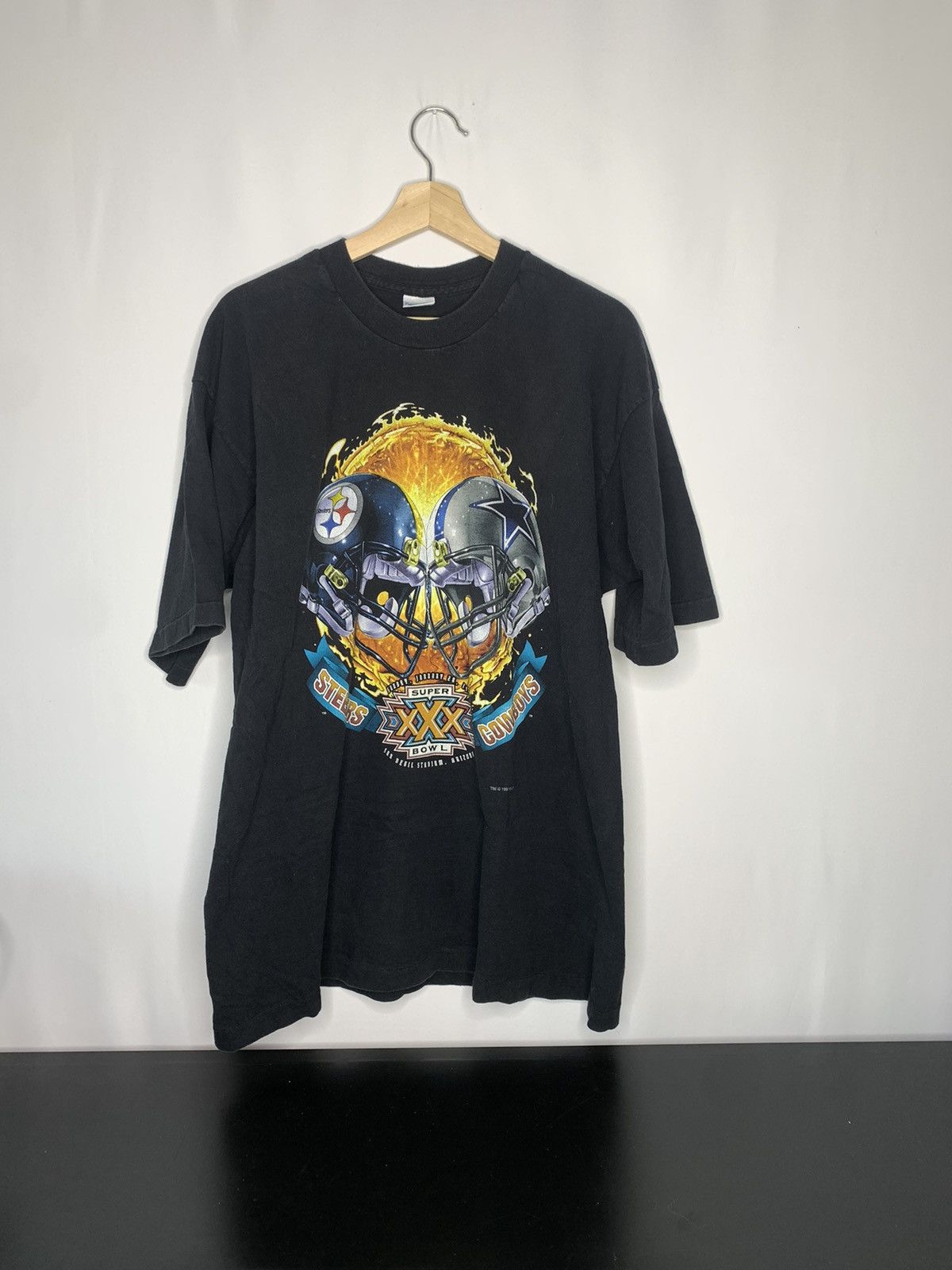 NFL Vintage Steelers Vs. Cowboys 1996 Super Bowl Size US XL / EU 56 / 4 - 1 Thumbnail