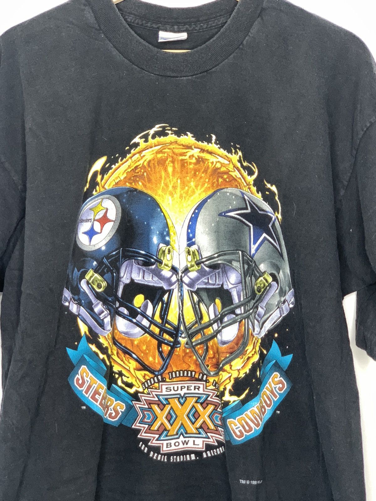 NFL Vintage Steelers Vs. Cowboys 1996 Super Bowl Size US XL / EU 56 / 4 - 2 Thumbnail