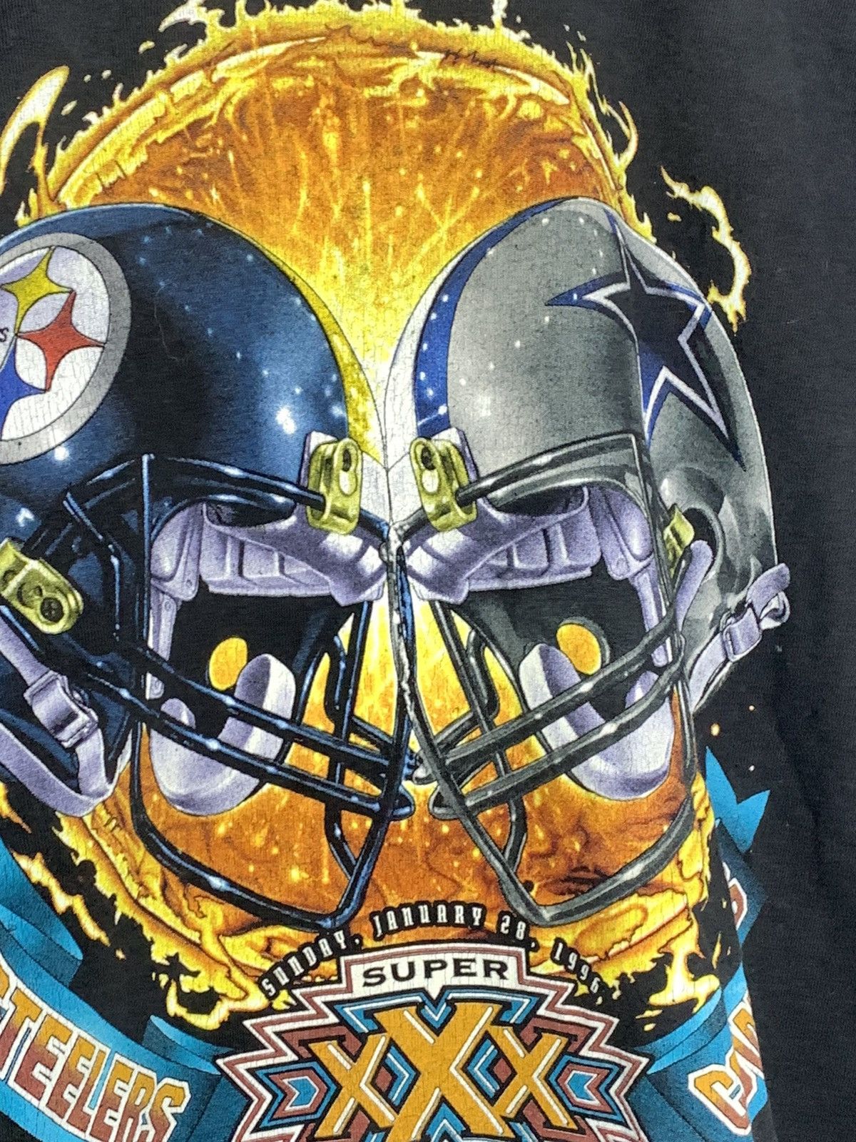 NFL Vintage Steelers Vs. Cowboys 1996 Super Bowl Size US XL / EU 56 / 4 - 3 Thumbnail