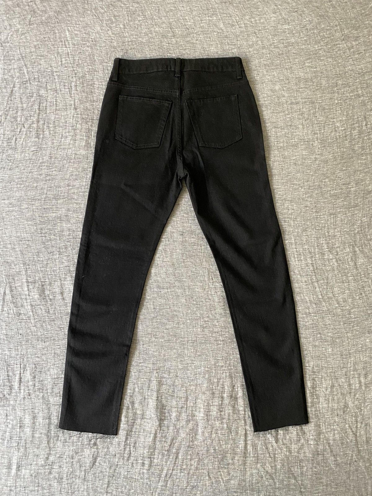 KHAITE KHAITE Danielle / Vanessa black denim jeans sz 26 Size 26" / US 2 / IT 38 - 7 Thumbnail