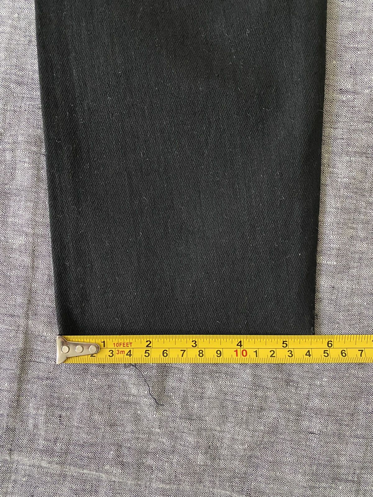 KHAITE KHAITE Danielle / Vanessa black denim jeans sz 26 Size 26" / US 2 / IT 38 - 9 Thumbnail