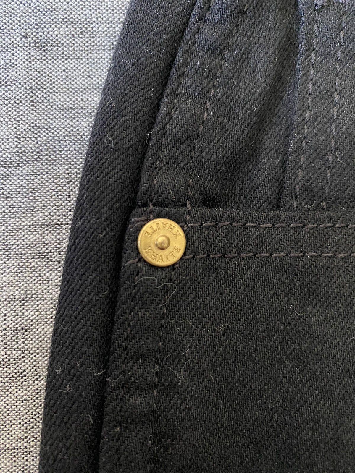KHAITE KHAITE Danielle / Vanessa black denim jeans sz 26 Size 26" / US 2 / IT 38 - 5 Thumbnail
