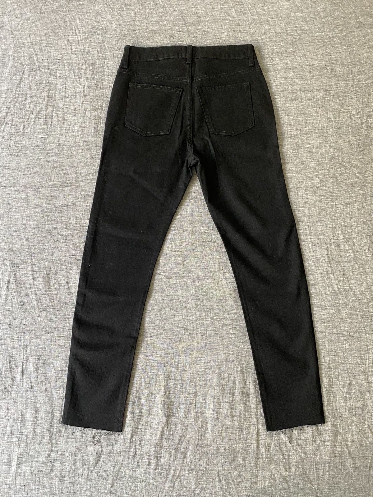 KHAITE KHAITE Danielle / Vanessa black denim jeans sz 26 Size 26" / US 2 / IT 38 - 10 Thumbnail