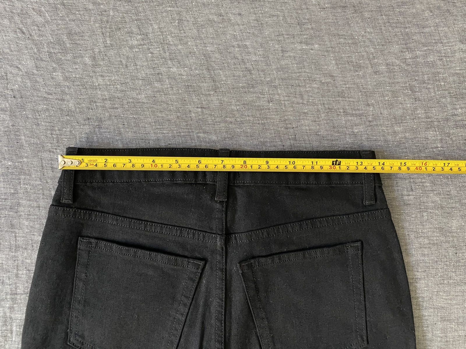KHAITE KHAITE Danielle / Vanessa black denim jeans sz 26 Size 26" / US 2 / IT 38 - 8 Thumbnail