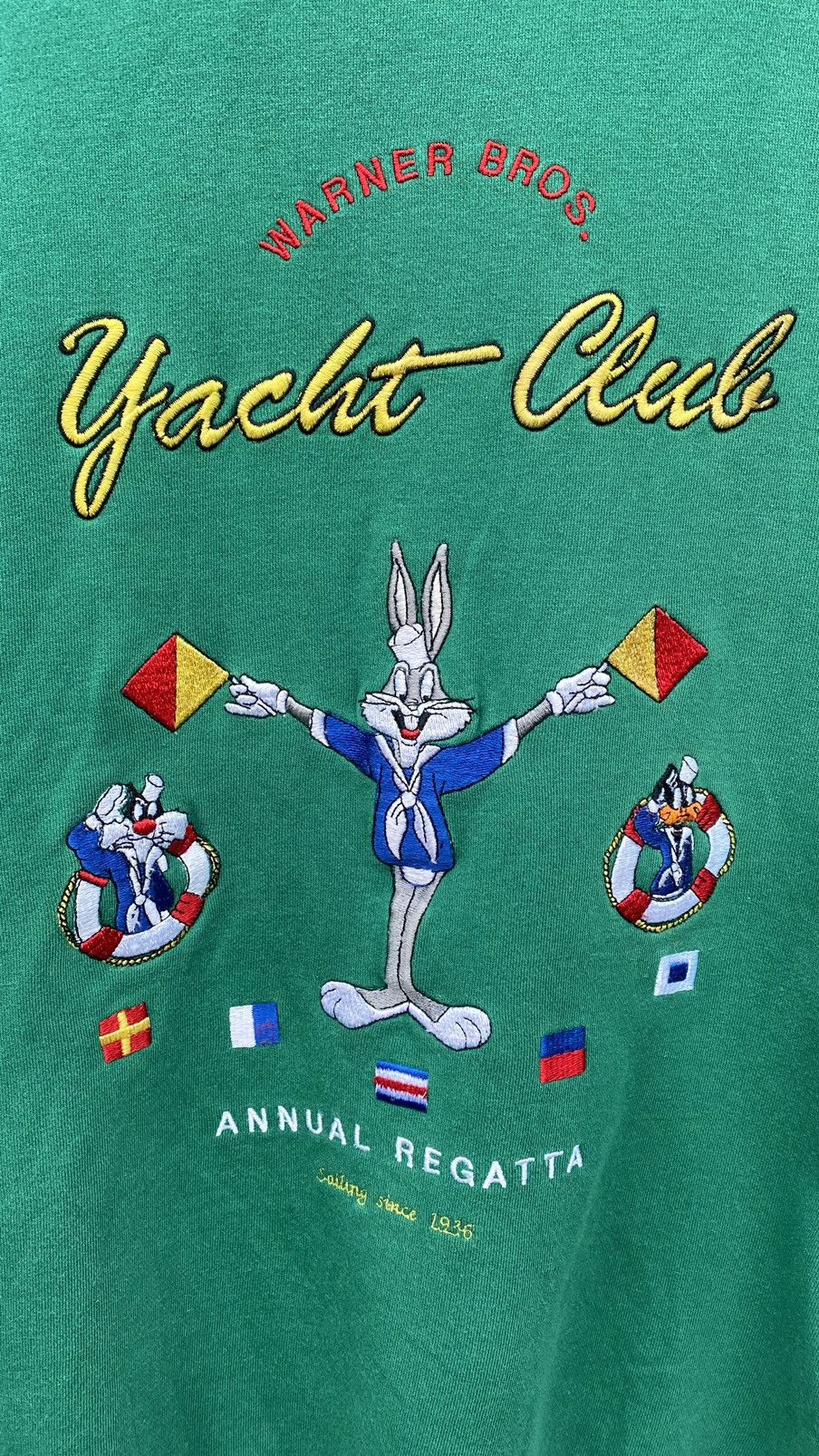 Cartoon Network × Vintage Vintage Looney Tunes Sweatshirt Size US L / EU 52-54 / 3 - 3 Thumbnail