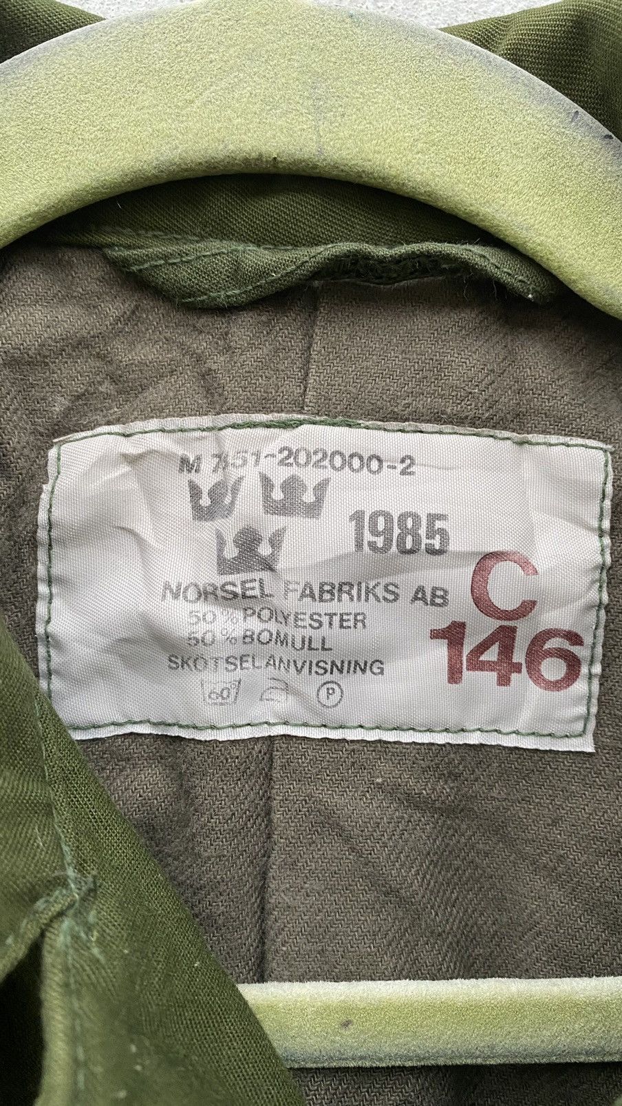Vintage Vintage 1985s Swiss Air Force Paratroopers Suit Jacket Size US M / EU 48-50 / 2 - 4 Thumbnail