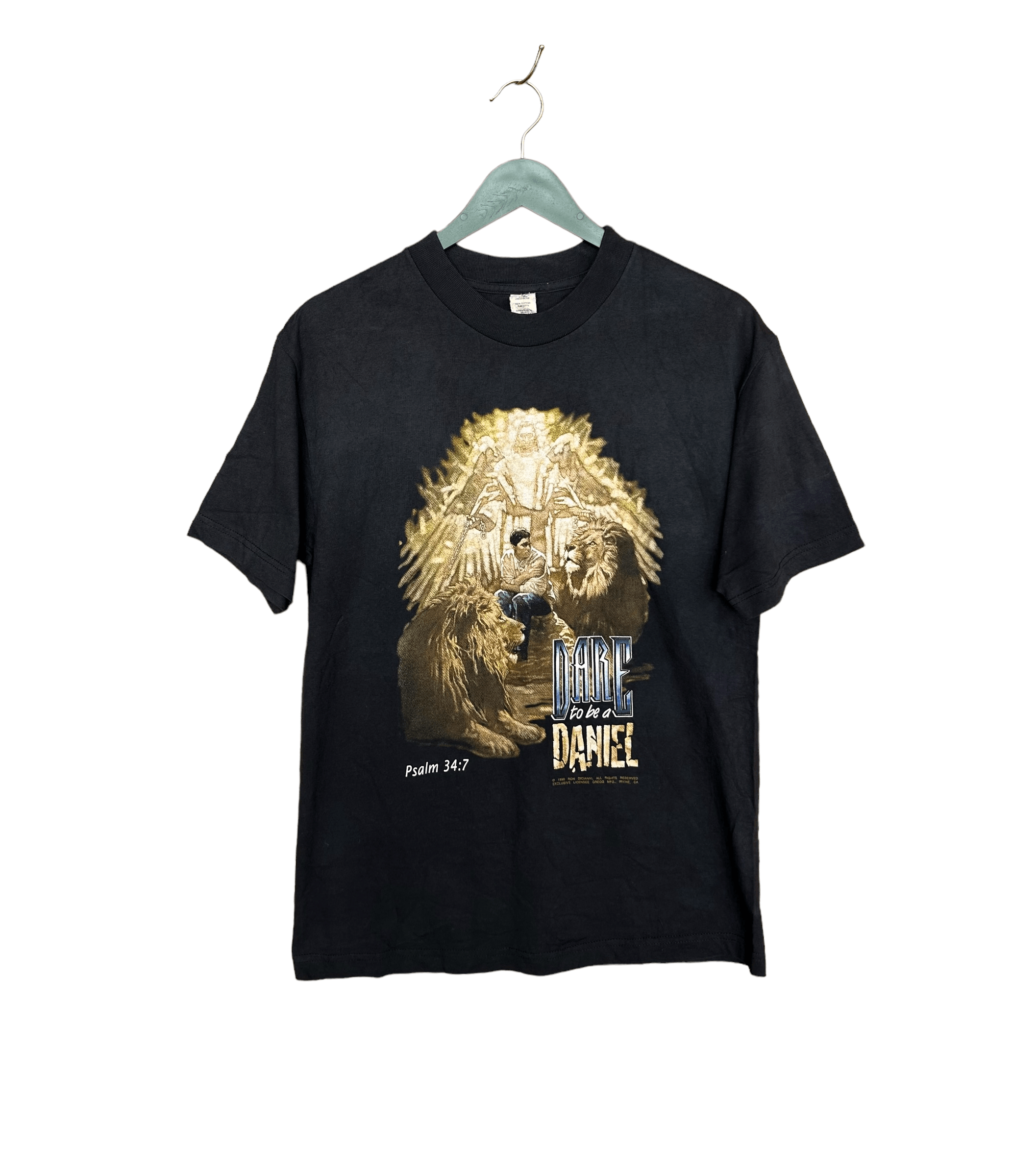 Christian Pellizzari 90s Living Epistles Dare To Be A Daniel Lions Angel Psalm Size US M / EU 48-50 / 2 - 1 Thumbnail
