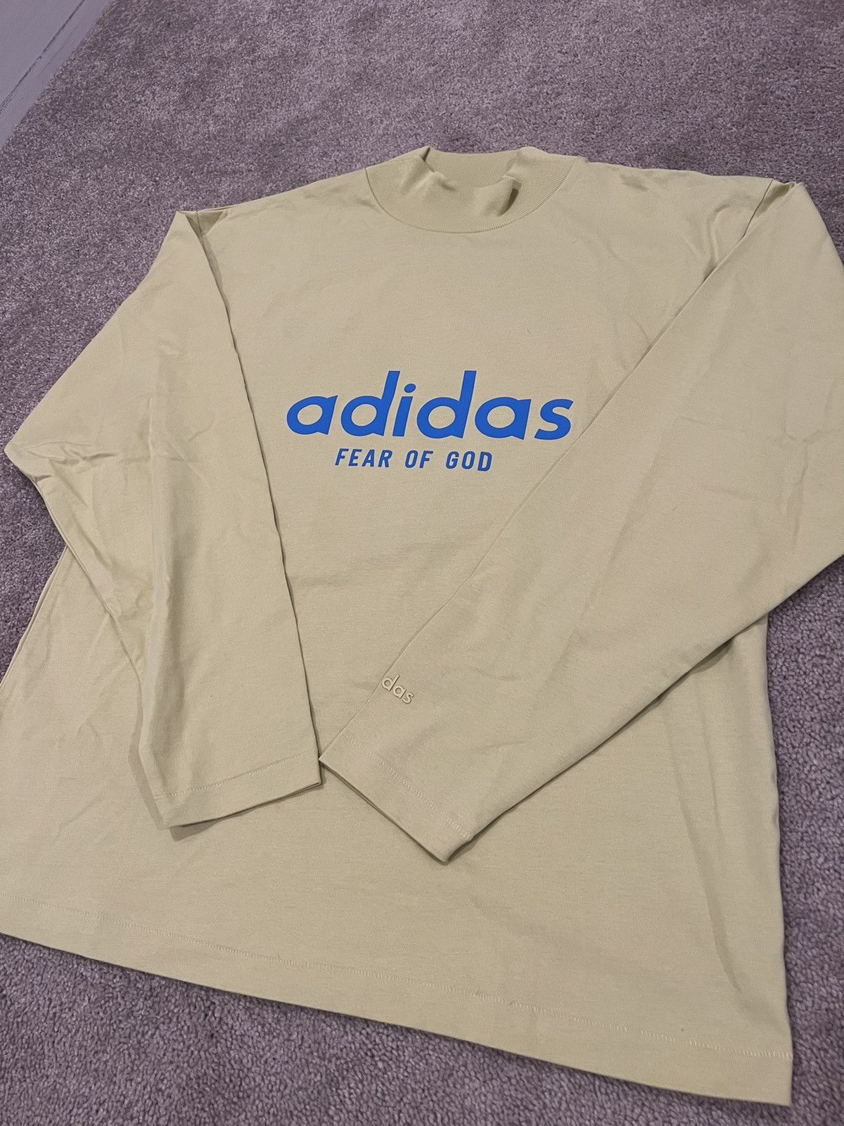 Adidas × Fear of God Fear of God x Adidas Long Sleeve Tee Sz Small Size US S / EU 44-46 / 1 - 1 Thumbnail