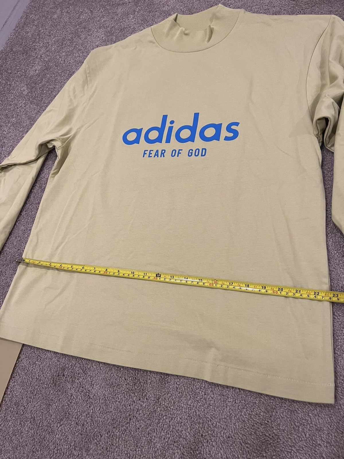 Adidas × Fear of God Fear of God x Adidas Long Sleeve Tee Sz Small Size US S / EU 44-46 / 1 - 11 Thumbnail