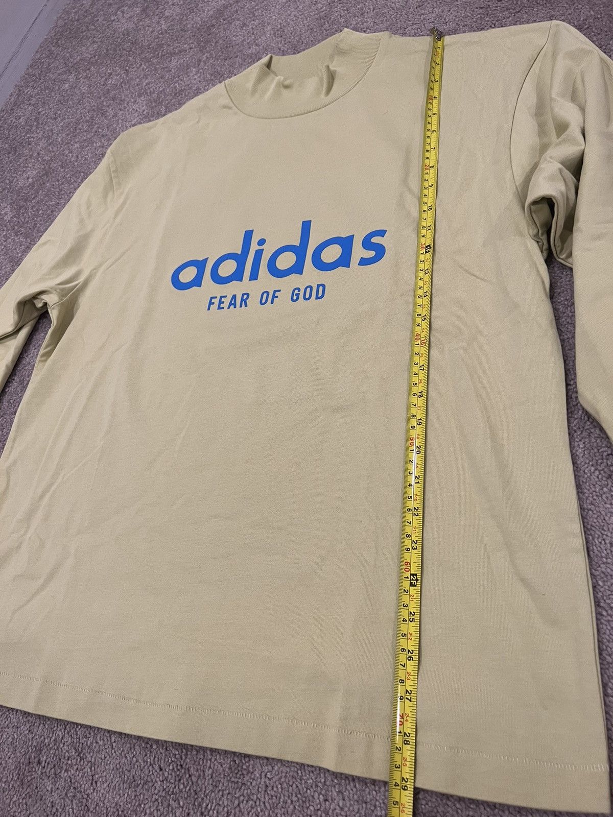 Adidas × Fear of God Fear of God x Adidas Long Sleeve Tee Sz Small Size US S / EU 44-46 / 1 - 12 Thumbnail