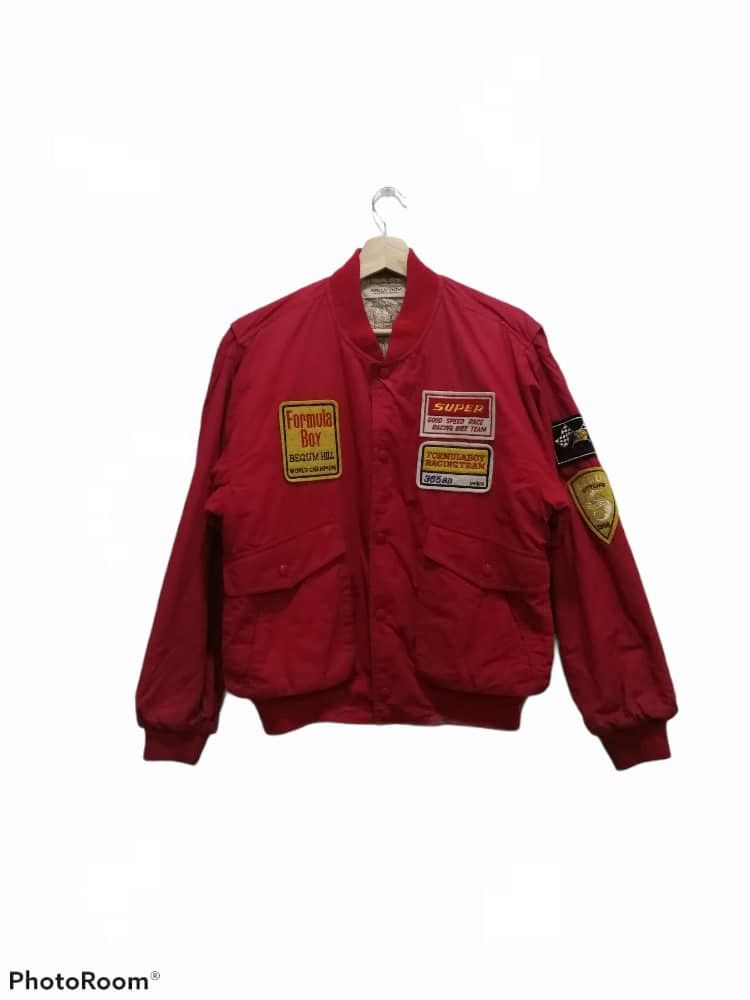 Vintage Vintage Rally Boy Bomber Jacket Racing Size US M / EU 48-50 / 2 - 1 Thumbnail