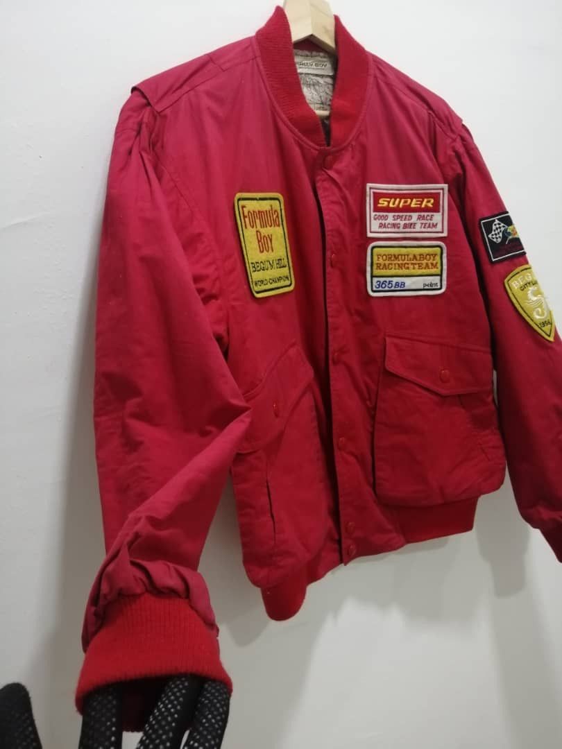 Vintage Vintage Rally Boy Bomber Jacket Racing Size US M / EU 48-50 / 2 - 12 Thumbnail
