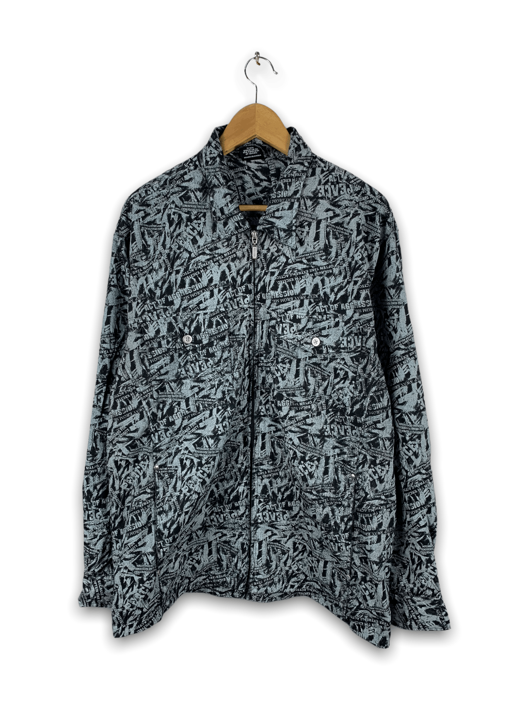 Japanese Brand Rare! Pract Fullprint OVP Light Workwear Jacket Size US XL / EU 56 / 4 - 1 Thumbnail