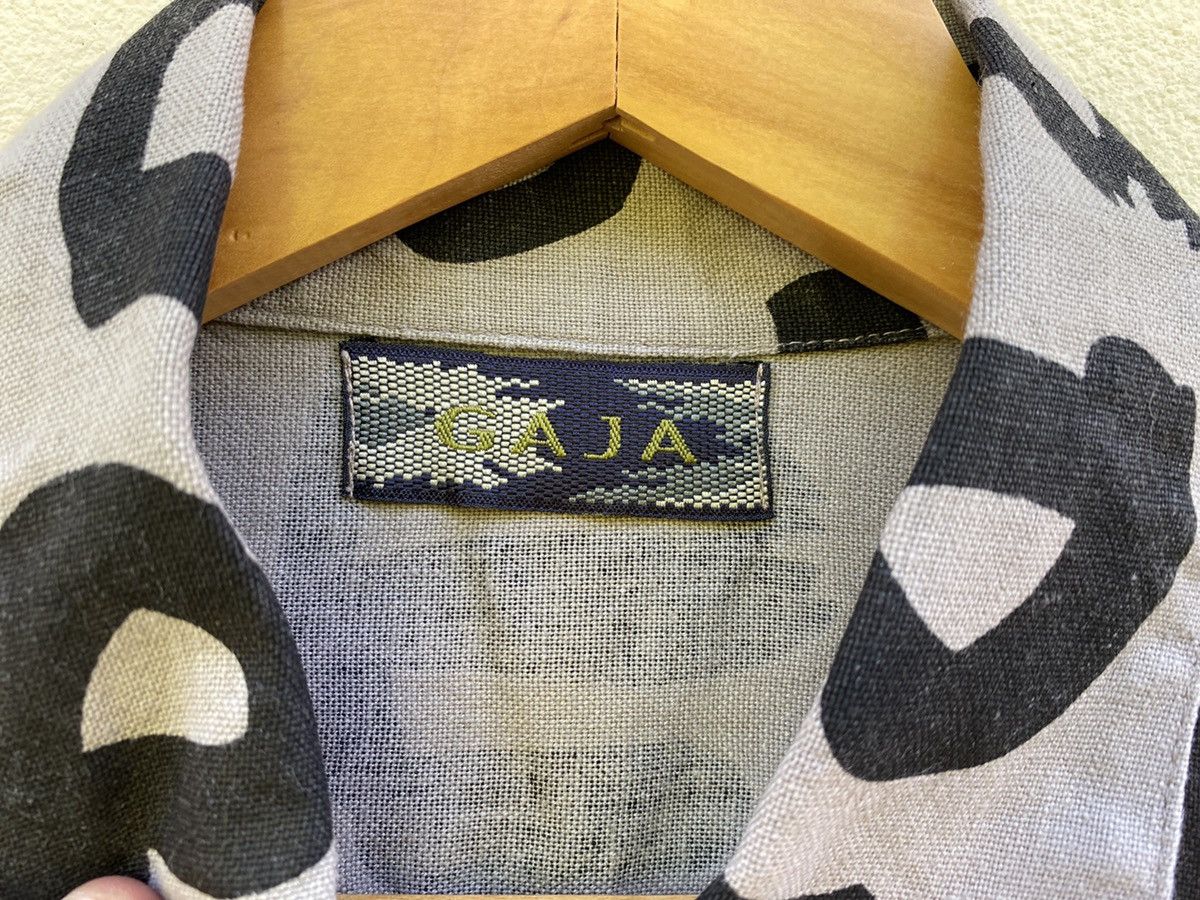 Other Vintage 90s Rare Checkered Art Print Wood Buttons Shirt Size US L / EU 52-54 / 3 - 7 Thumbnail