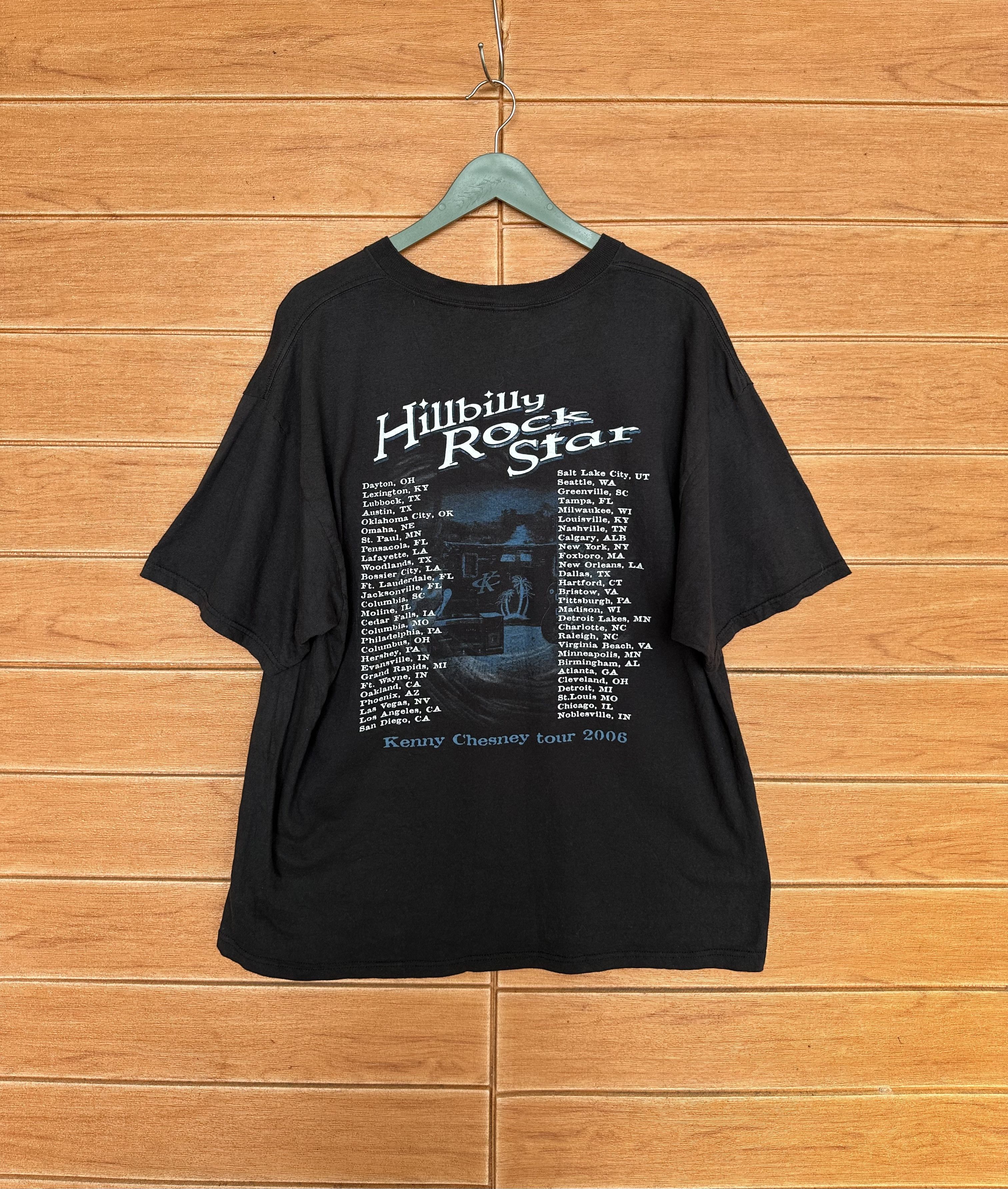 Band Tees Vintage 00s Kenny Chesney "Hillbilly Rock Star" Tour 2006 Size US XL / EU 56 / 4 - 7 Thumbnail