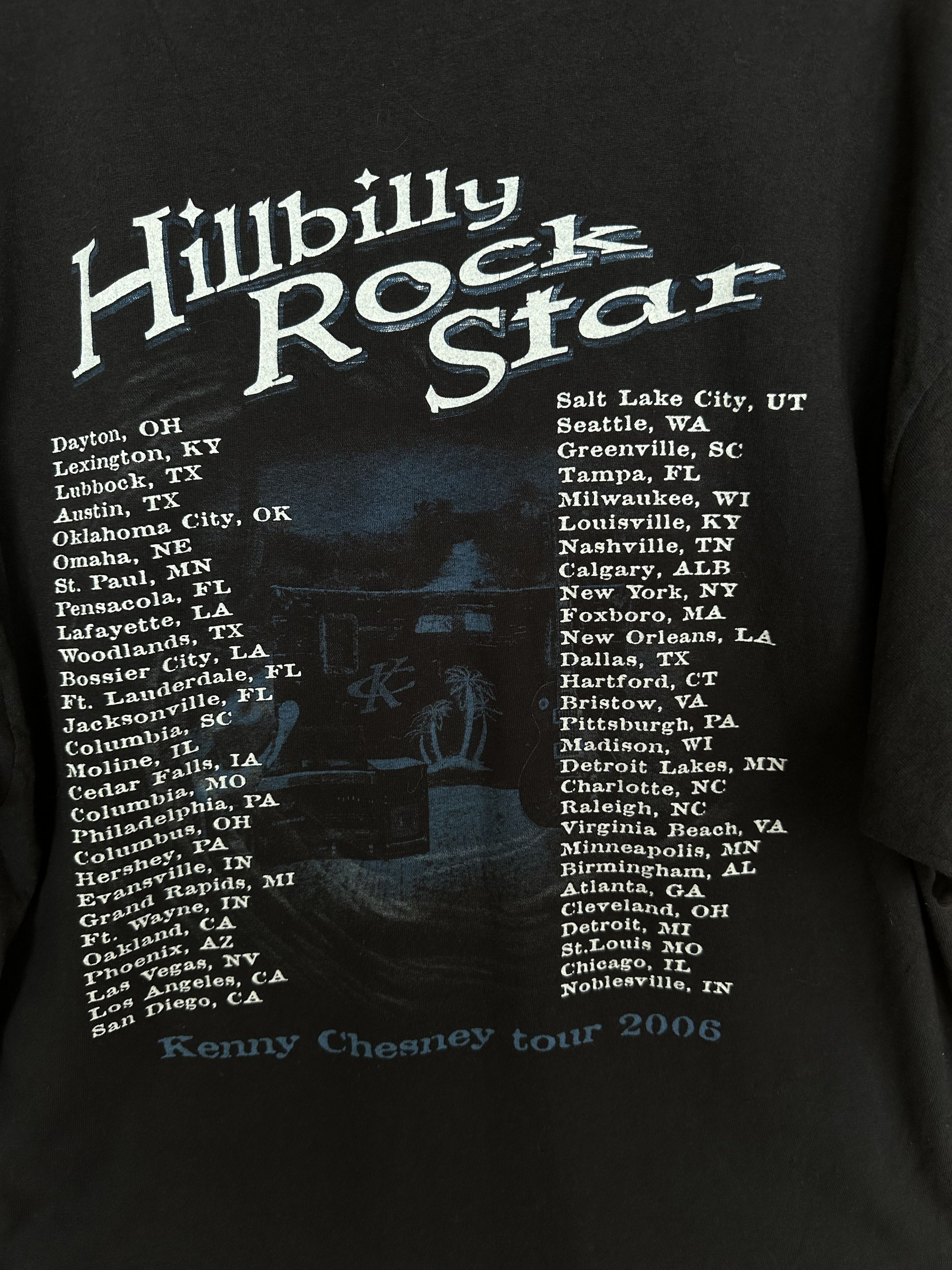 Band Tees Vintage 00s Kenny Chesney "Hillbilly Rock Star" Tour 2006 Size US XL / EU 56 / 4 - 6 Thumbnail