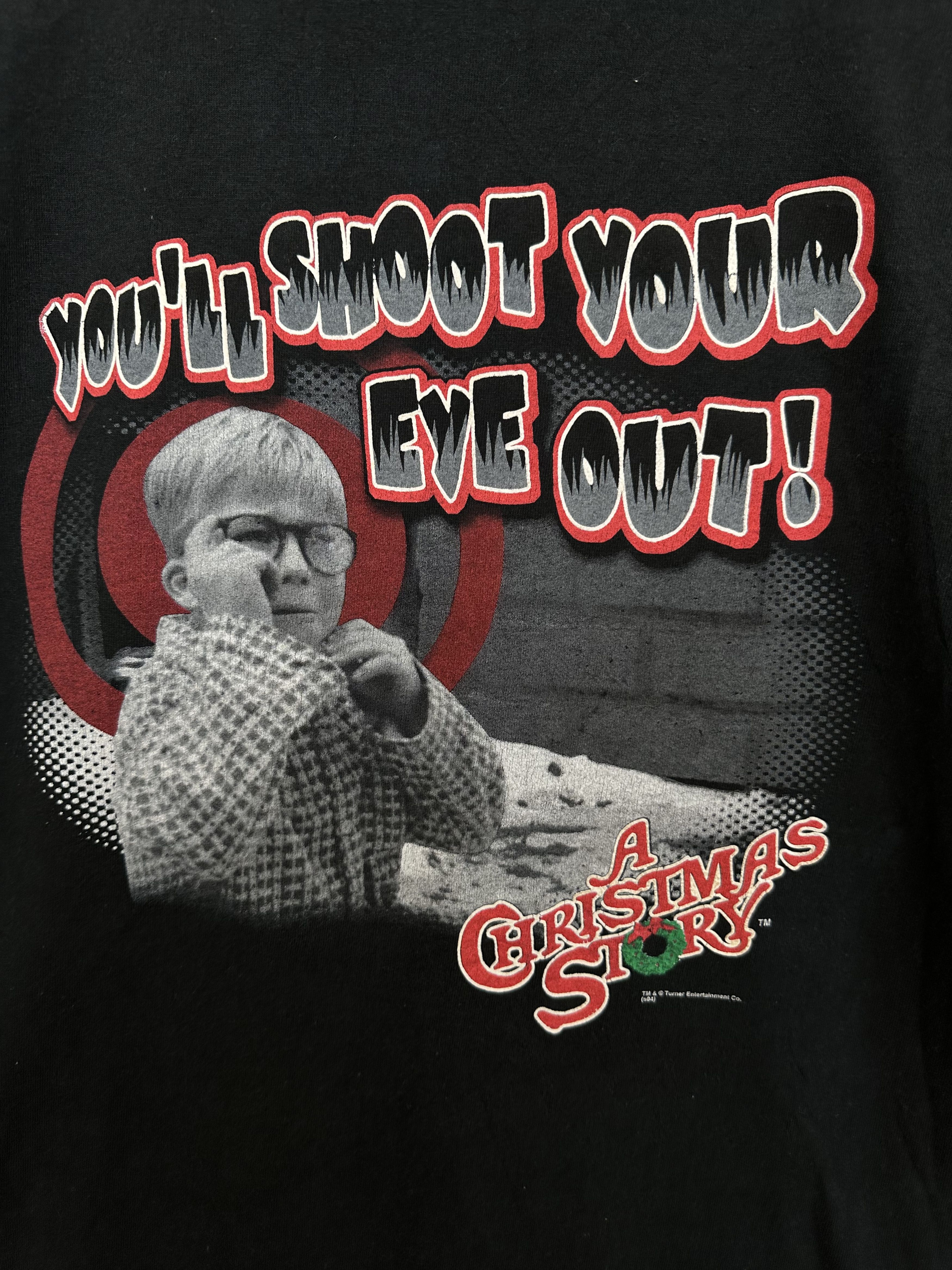 Vintage Vintage 00s A Christmas Story Film Movie T-Shirt Size US L / EU 52-54 / 3 - 3 Thumbnail