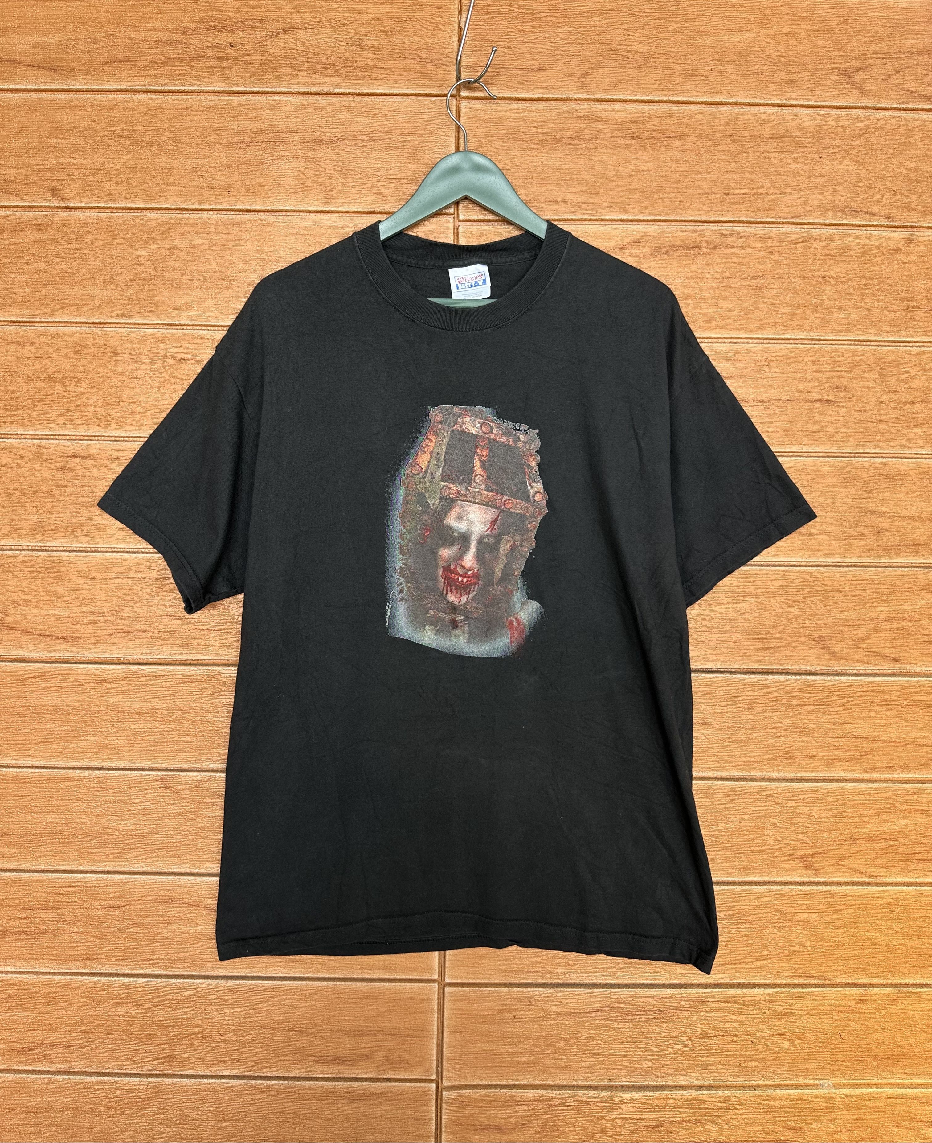 Expert Horror Vintage 00s Haunted House Fright Factory T-Shirt Size US L / EU 52-54 / 3 - 2 Thumbnail