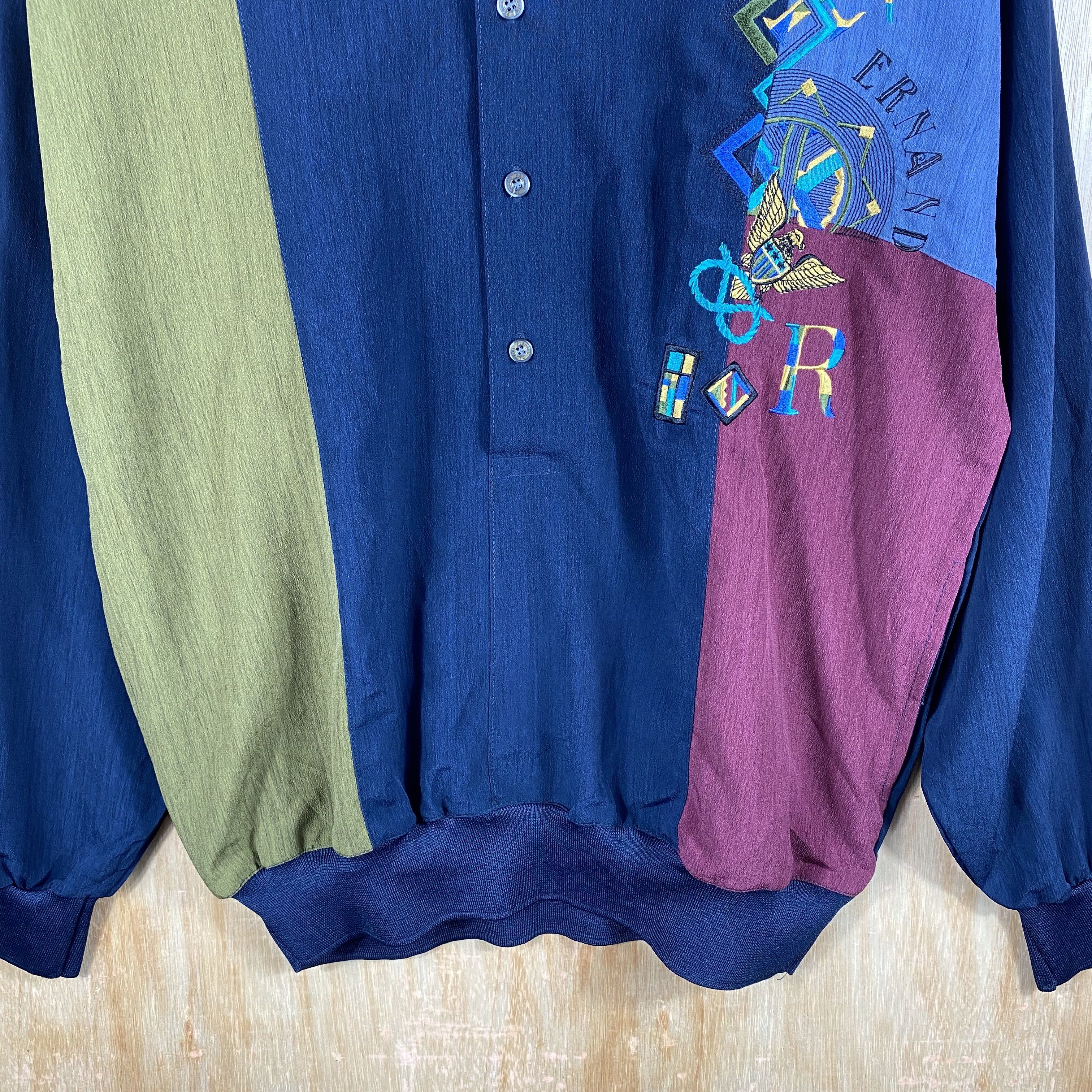 Vintage Vintage Fernand Razzini Light Polo Sweatshirt Size US L / EU 52-54 / 3 - 5 Thumbnail