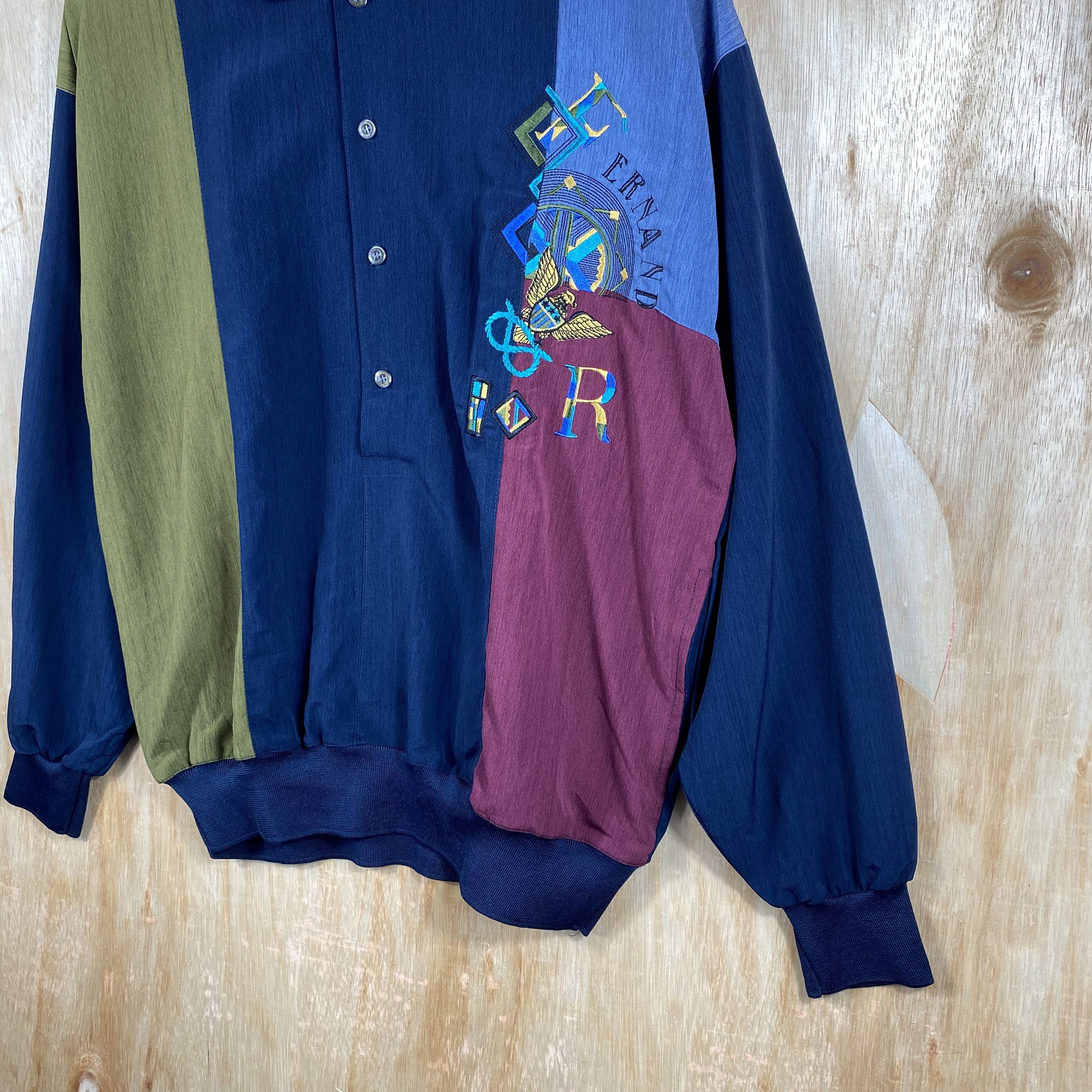 Vintage Vintage Fernand Razzini Light Polo Sweatshirt Size US L / EU 52-54 / 3 - 7 Thumbnail