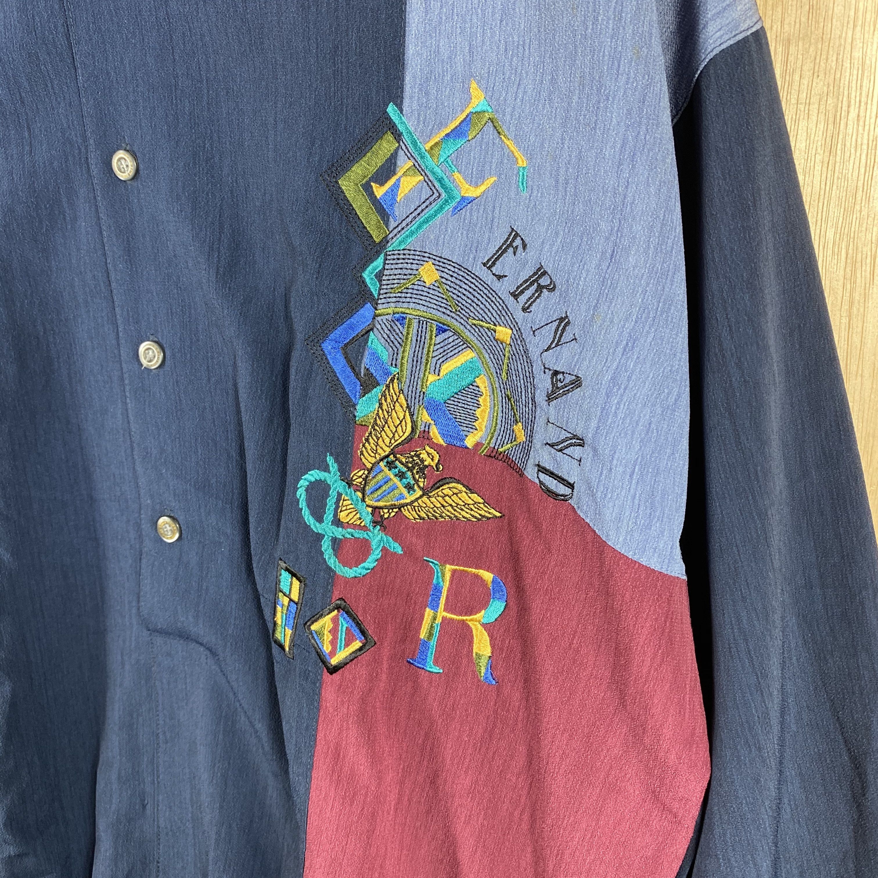 Vintage Vintage Fernand Razzini Light Polo Sweatshirt Size US L / EU 52-54 / 3 - 4 Thumbnail