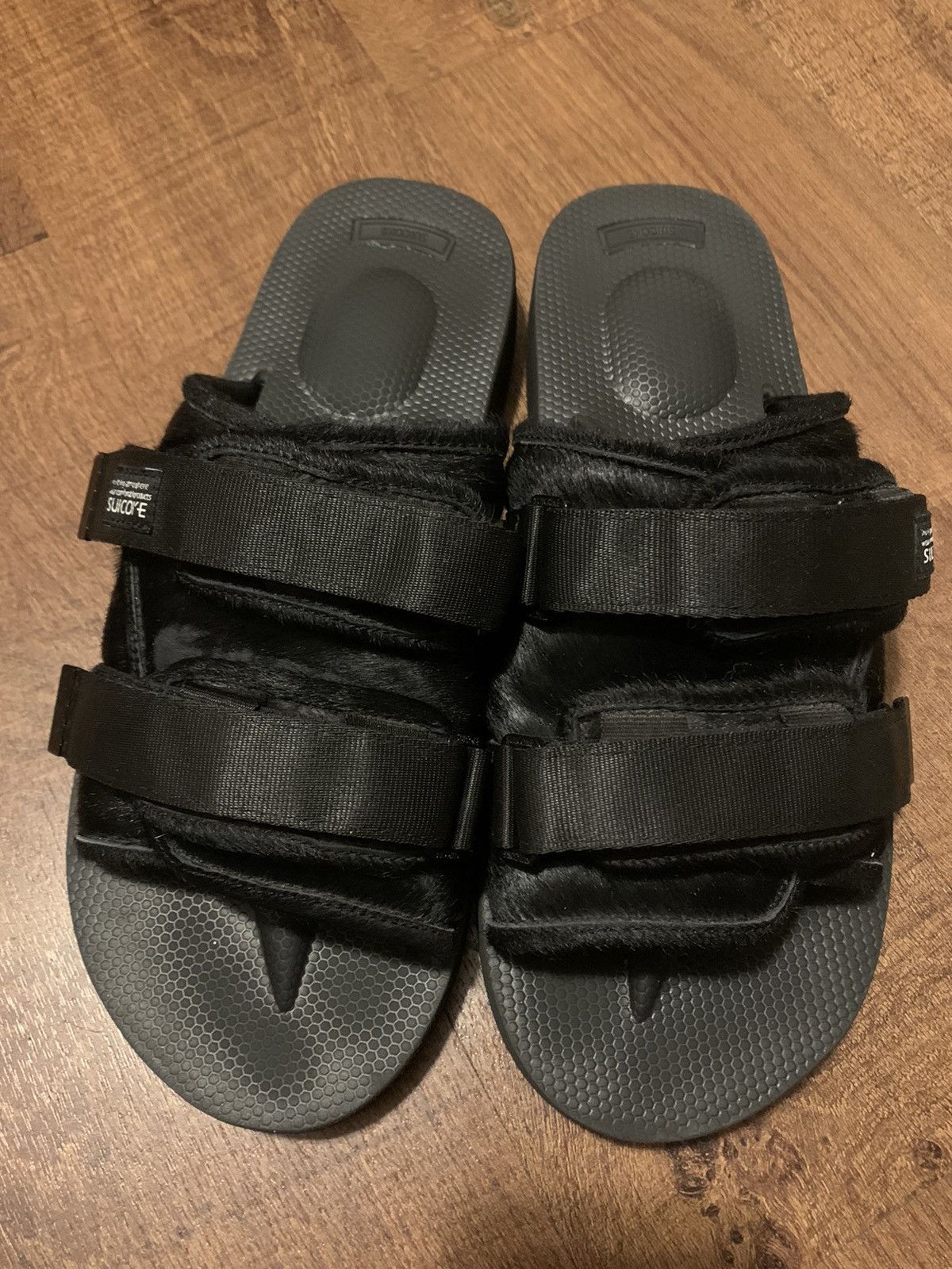 Suicoke Suicoke Fur Slides Grailed