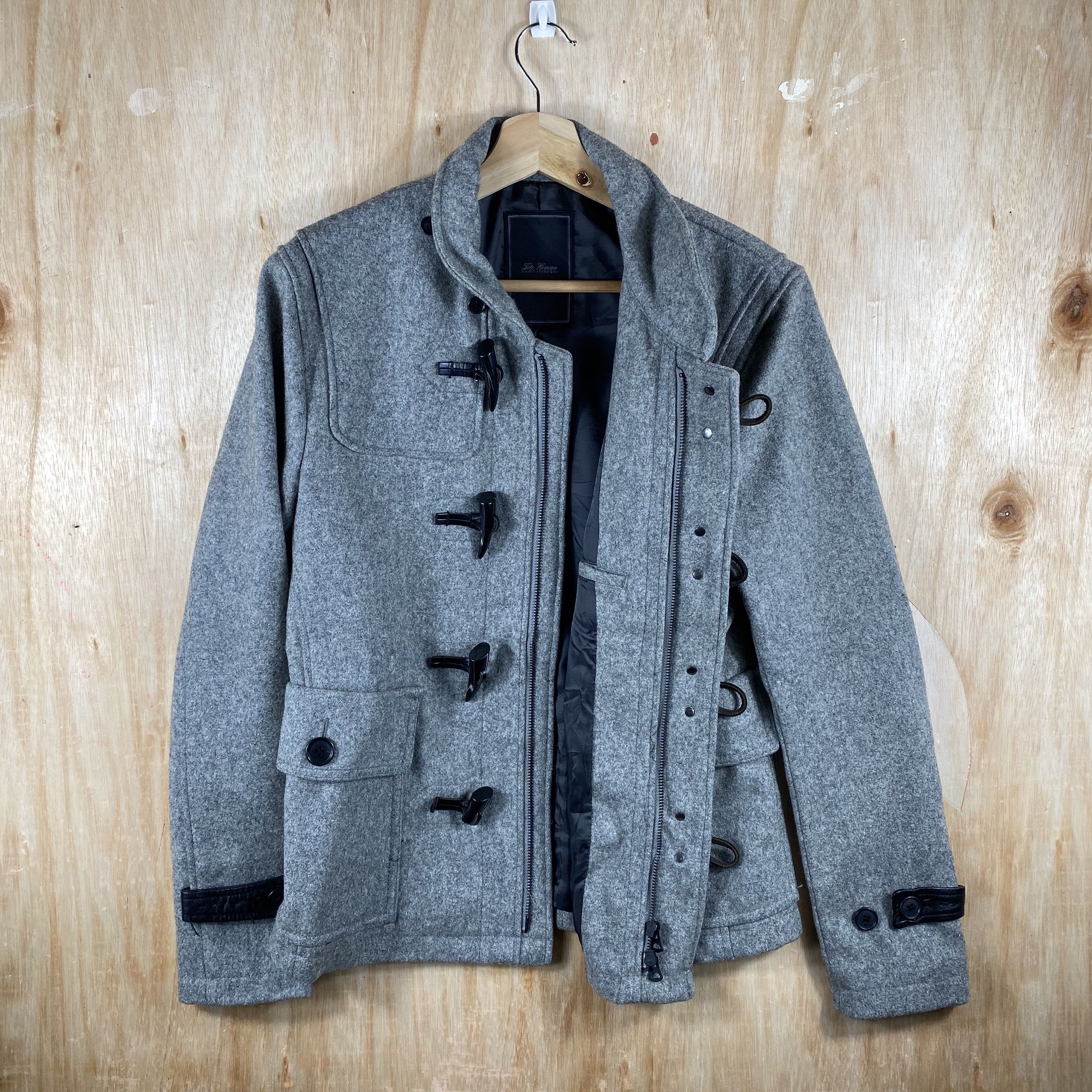 Issey Miyake × Japanese Brand × Tete Homme Tete Homme Wool Jacket Size US S / EU 44-46 / 1 - 4 Thumbnail