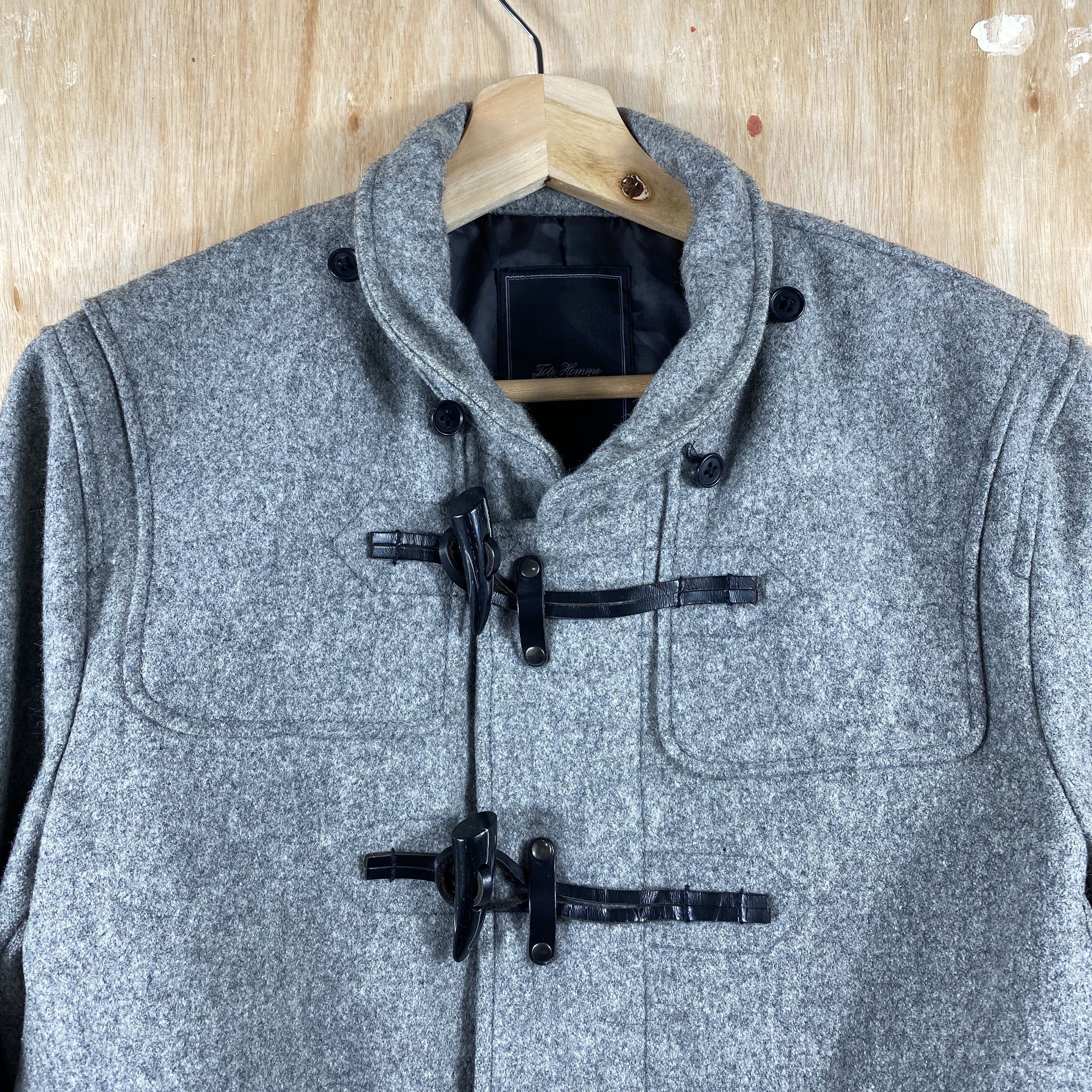 Issey Miyake × Japanese Brand × Tete Homme Tete Homme Wool Jacket Size US S / EU 44-46 / 1 - 5 Thumbnail